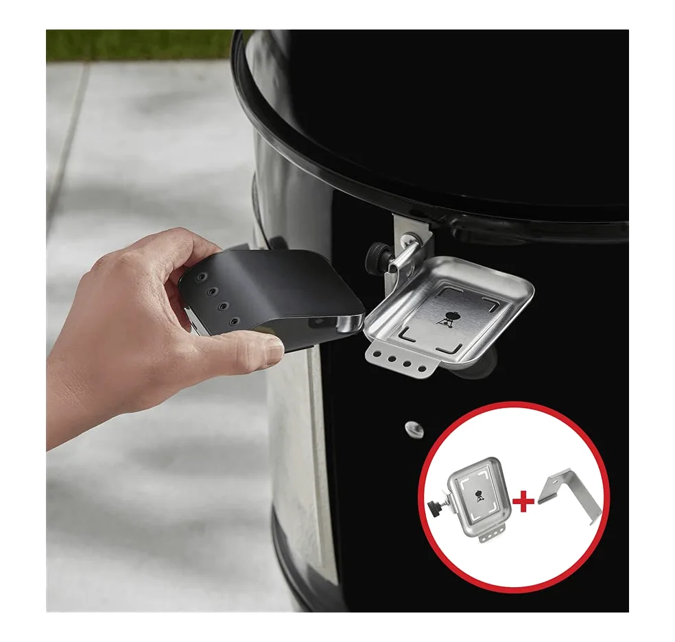 Weber 3254 Connect Kit de montage pour thermomètre 6 pièces Noir