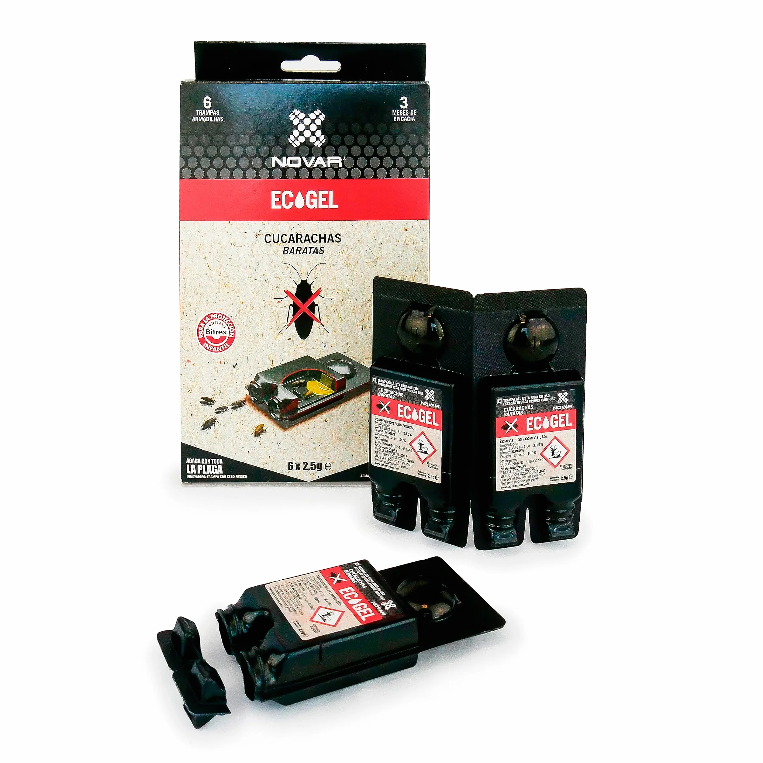 Piège Cafard Mortel avec Bitrex pour Tous Types de Cafards
