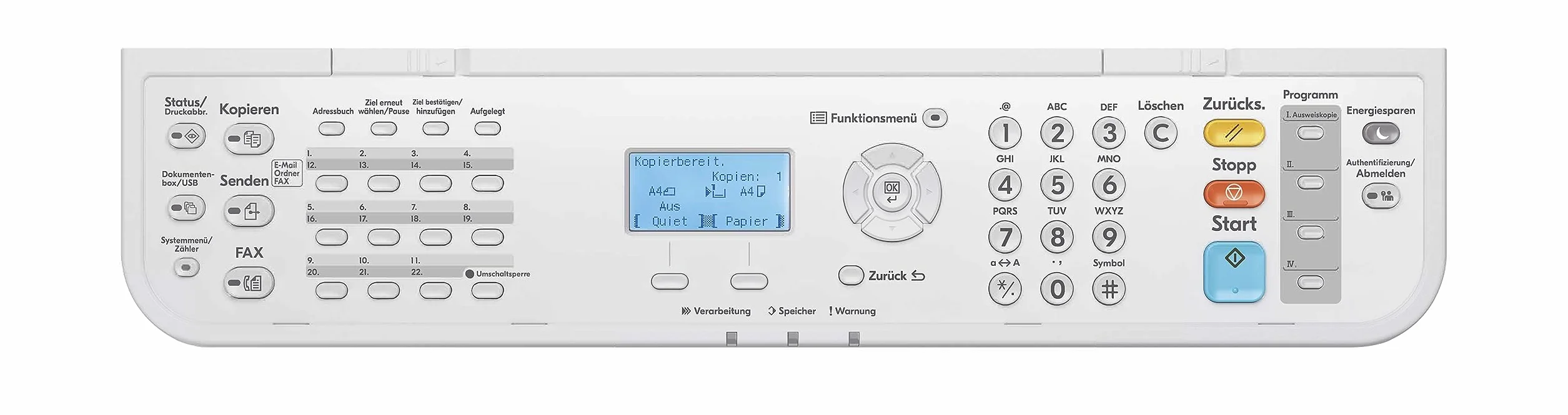 Kyocera Ecosys MA4500fx Imprimante Multifonction Noir et Blanc 45 ppm Scanner Photocopieur Télécopieur Gigabit LAN