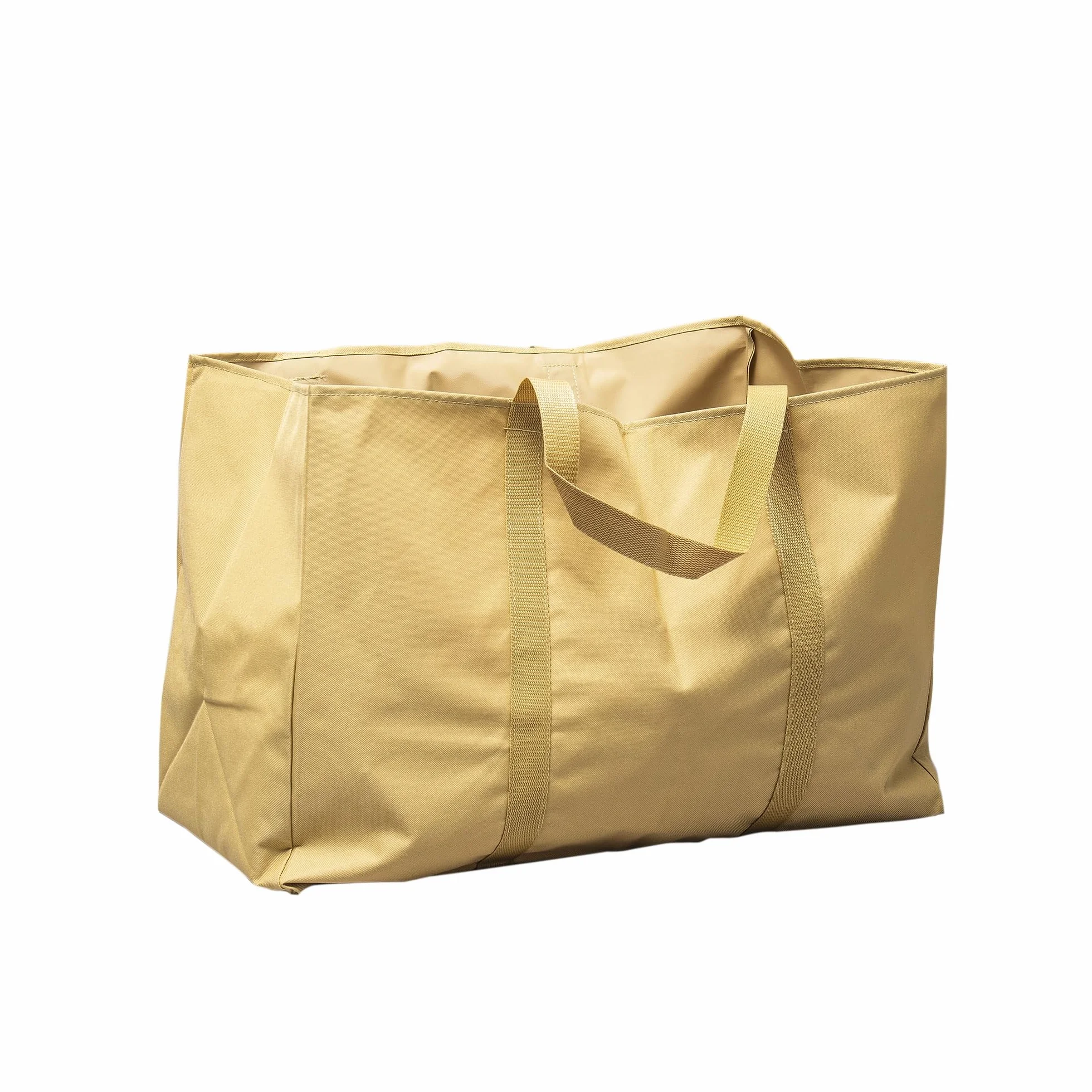 WERKA PRO Sac Porte Bûches Polyester 72 Litres 600D 60x30x40 cm Beige