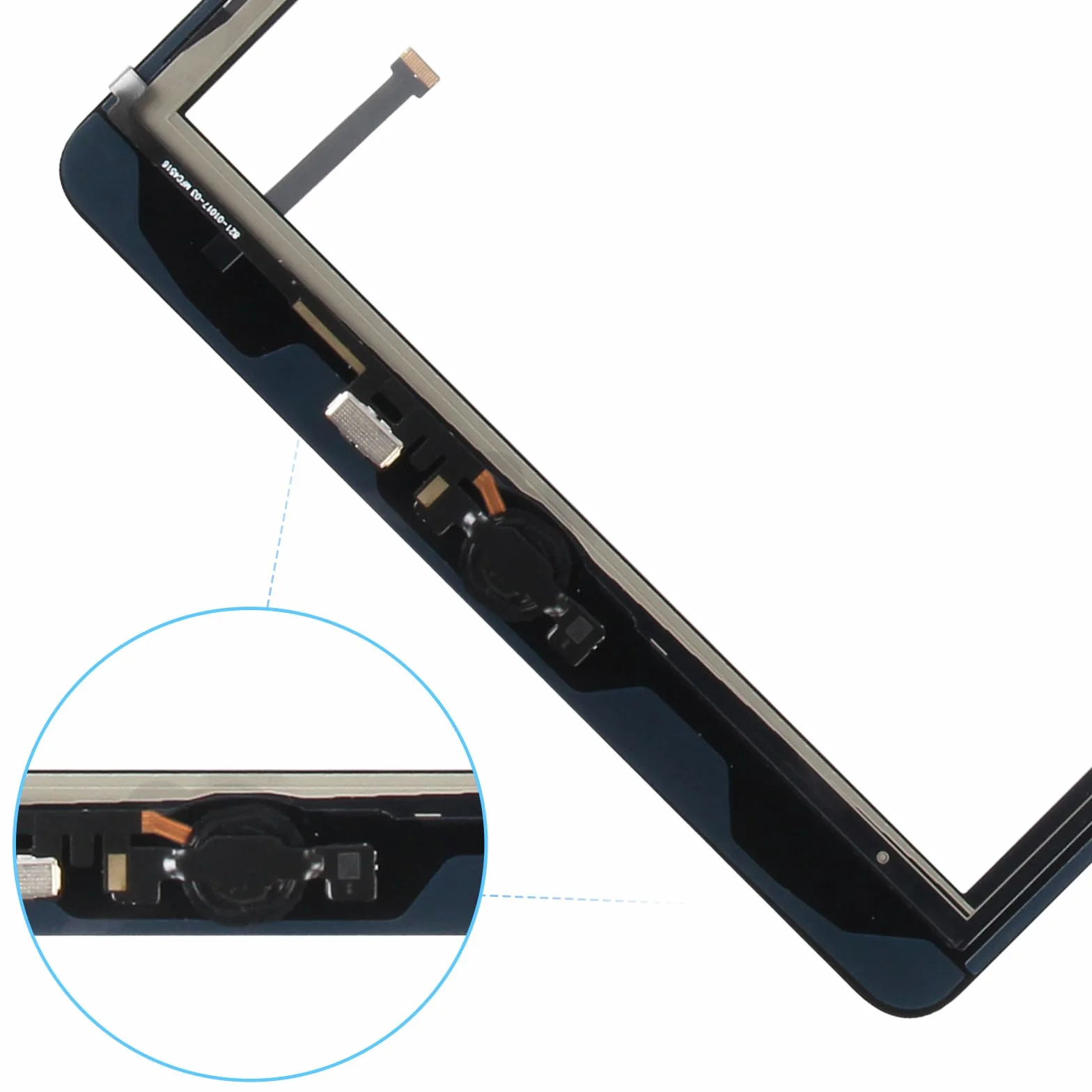Écran Tactile pour iPad 9.7 2017 5ème Génération A1822 A1823 Remplacement Verre Blanc avec Home Button