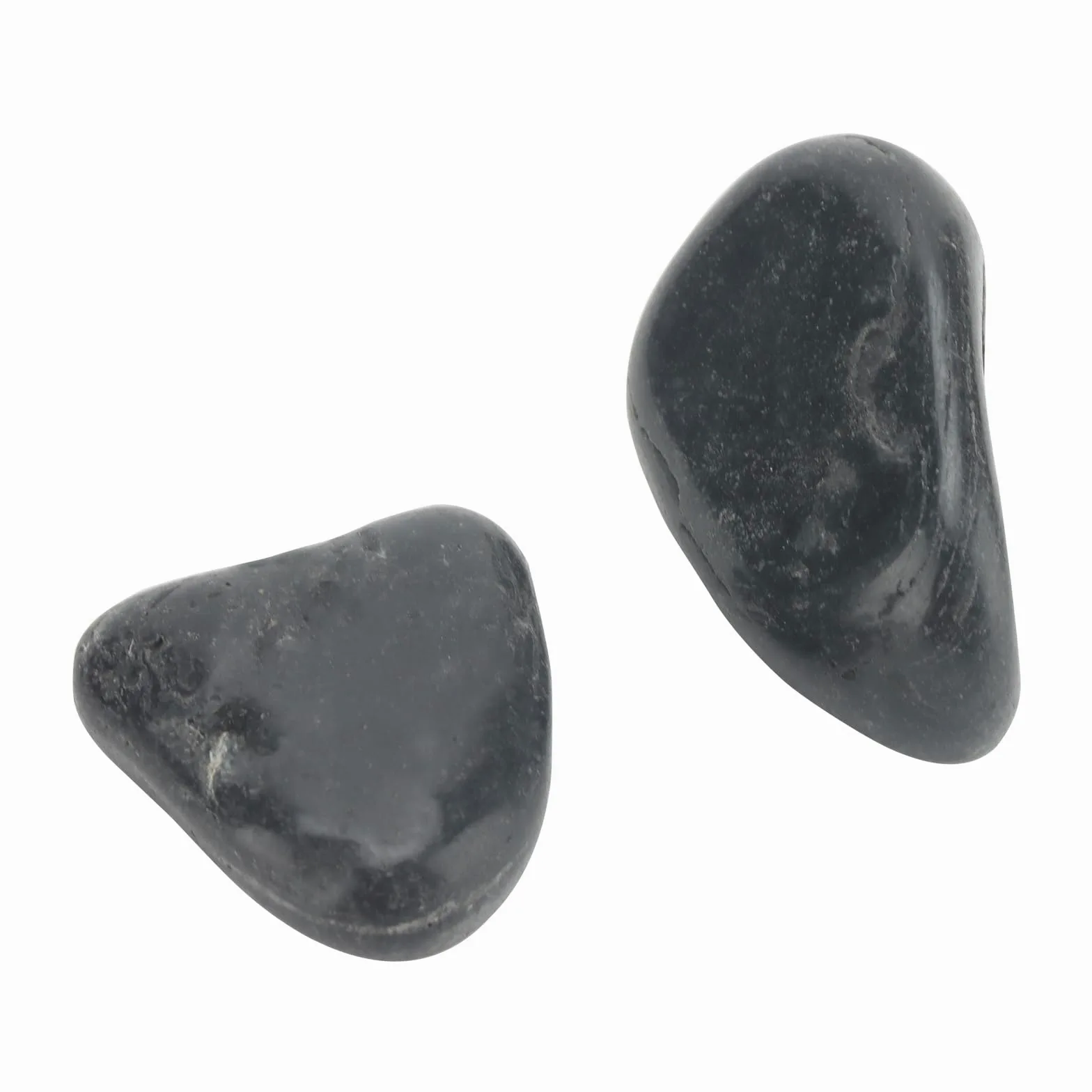 4,5 kg de pierres décoratives noires, 20-40 mm, galets polis naturels, pierres de jardin pour aménagement paysager, aquarium, pot de fleurs, décoration d'intérieur