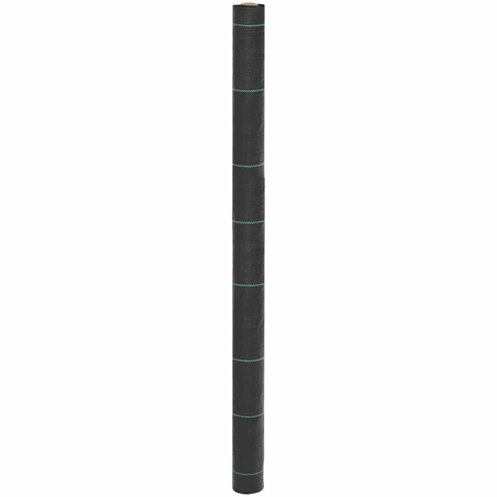 Membrane Anti-Mauvaises Herbes Noir 1,5x10 m PP géotextile pour Jardin terrasse pelouse Drainage séparation stabilisation Protection des Racines