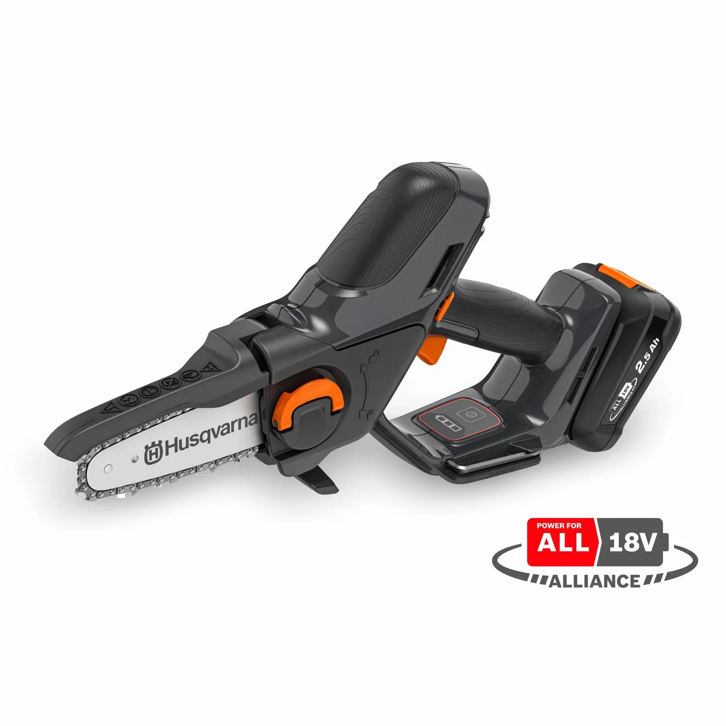 Husqvarna Mini Tronçonneuse Batterie Aspire P5-P4A avec Batterie | Élagueuse haute performance pour branches jusqu'à 75 mm