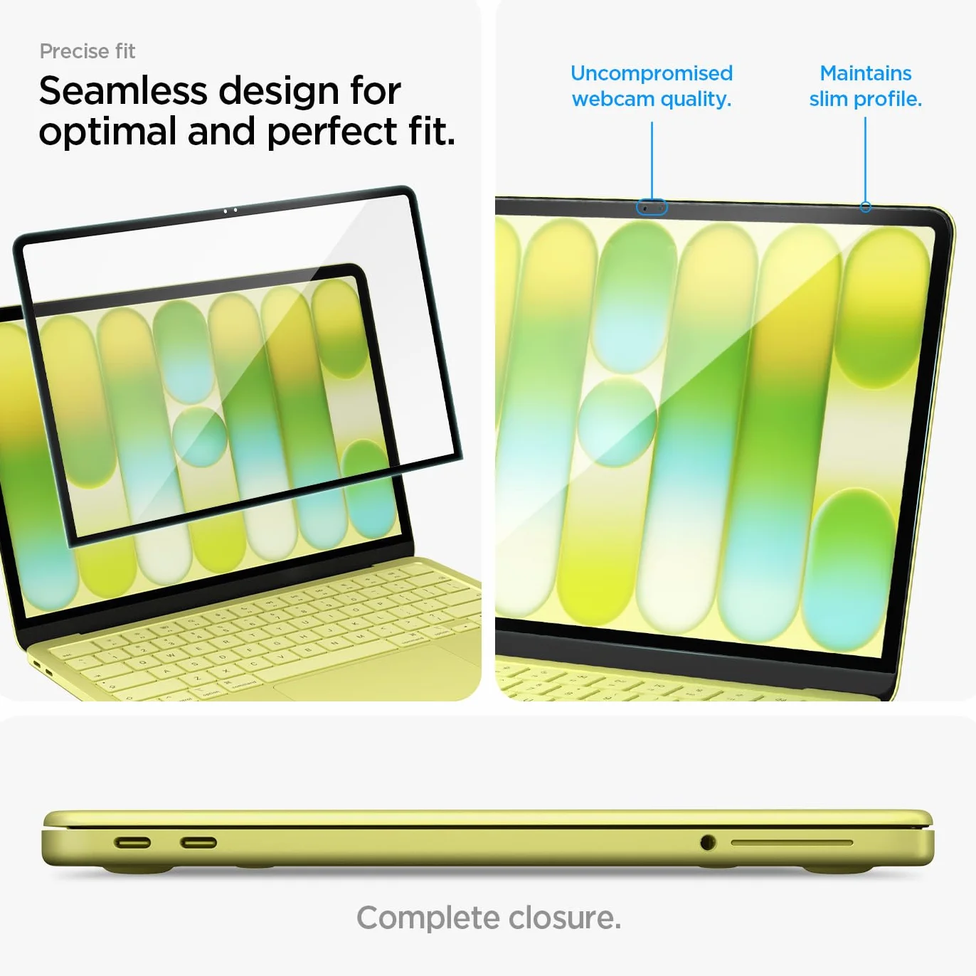 Spigen Glas.tR Slim Verre trempé pour MacBook Neo 13", Protection écran