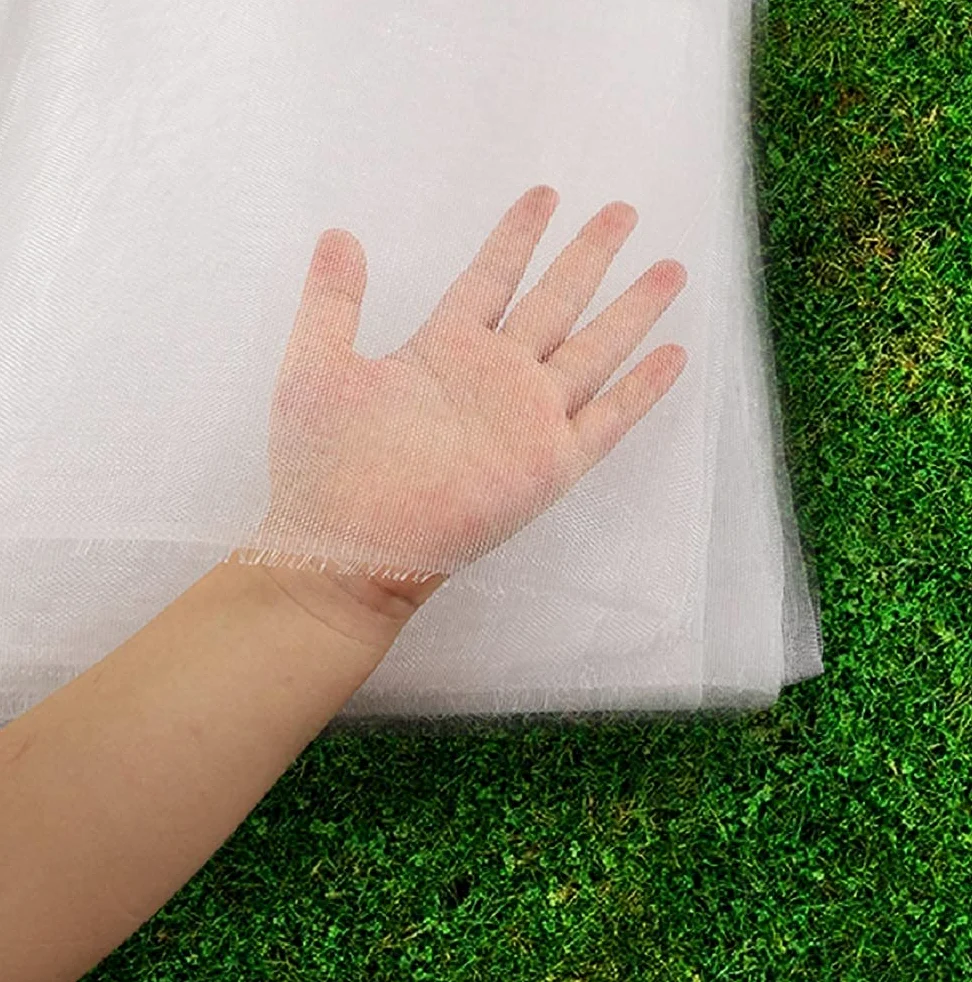 Jardin Filet Anti Insecte Potager: 2 x 10 m Maille Fine Protection pour Poireaux Arbre Fruitier Jardinage Voile de Plantes Blanche | Filet anti-insectes à mailles fines avec protection UV, oiseaux, fruits, nuisibles, cerises, mouches au chou pour légumes