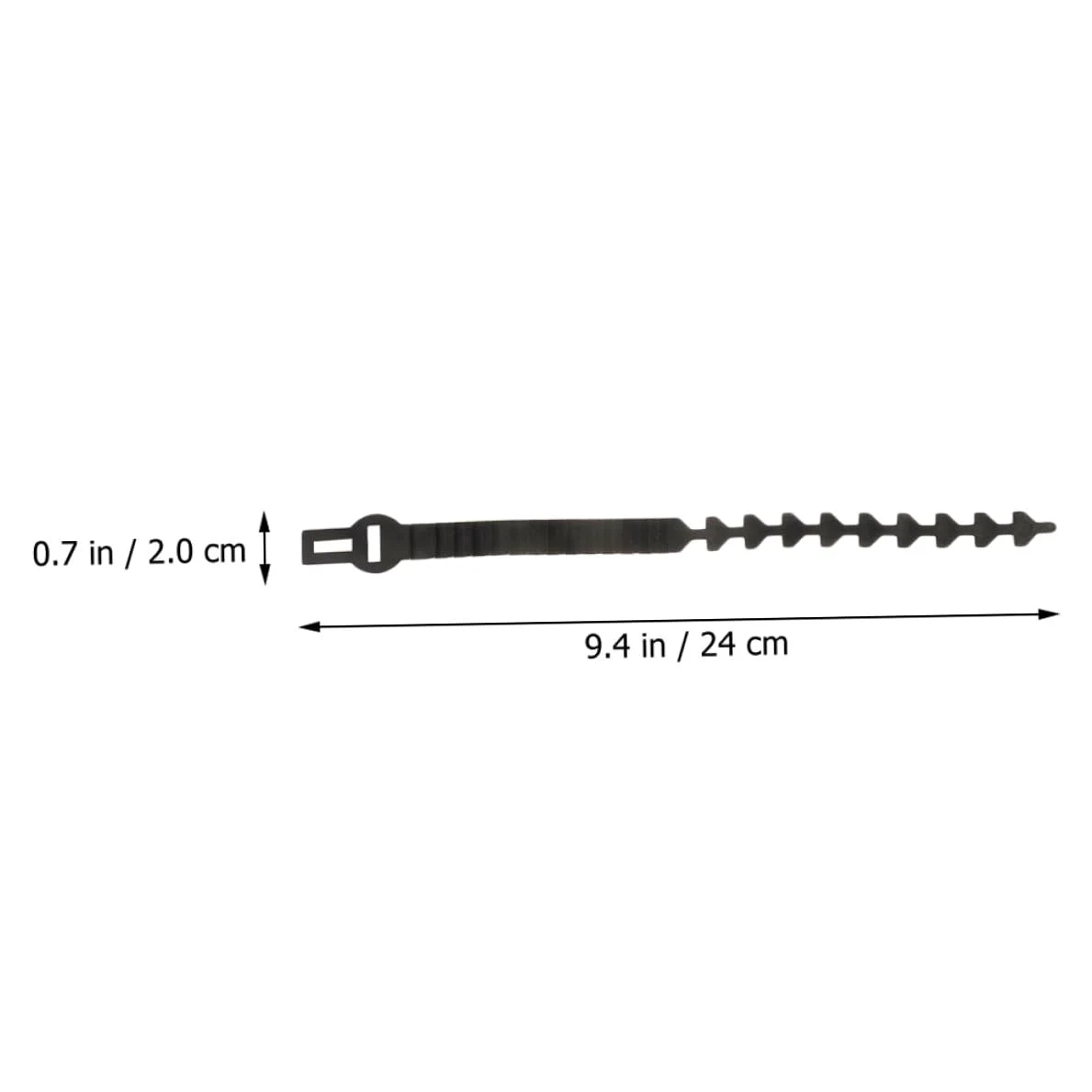 Lot de 10 Sangles en Caoutchouc pour Attache d'arbre Fruitier, Supports Robustes et Ajustables pour Fixation et Formation des Jeunes Plants