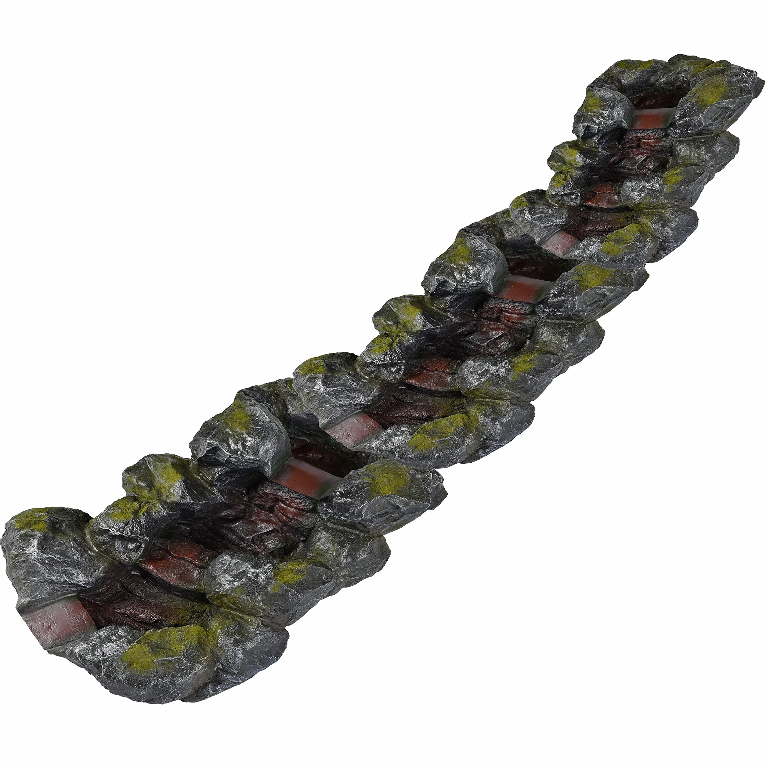 Köhko Prolongation de ruisseau incliné avec mousse, cascade extensible pour bassin de jardin 14005M