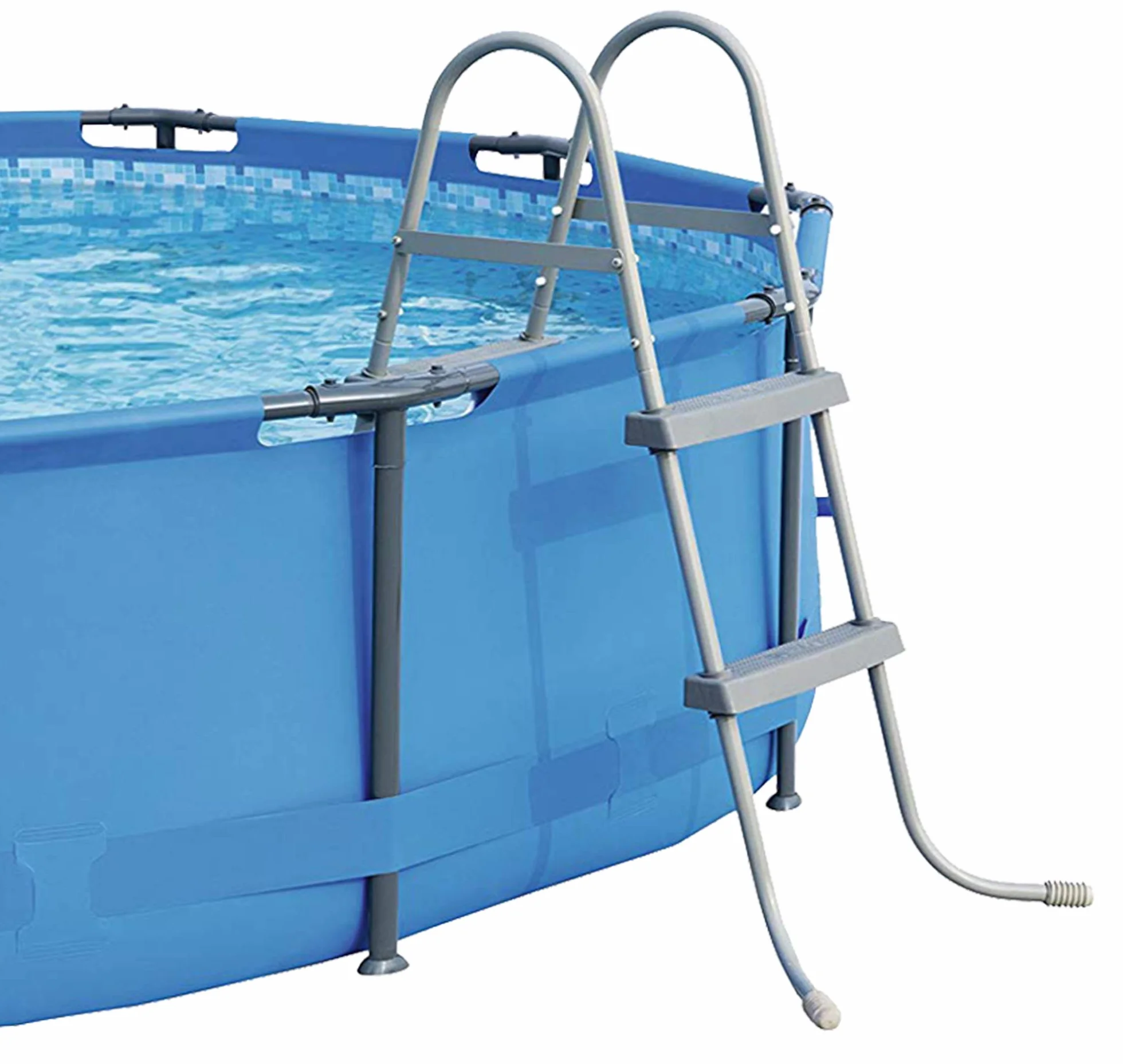 Brandsseller Échelle de Piscine en Acier 81 cm 150 kg