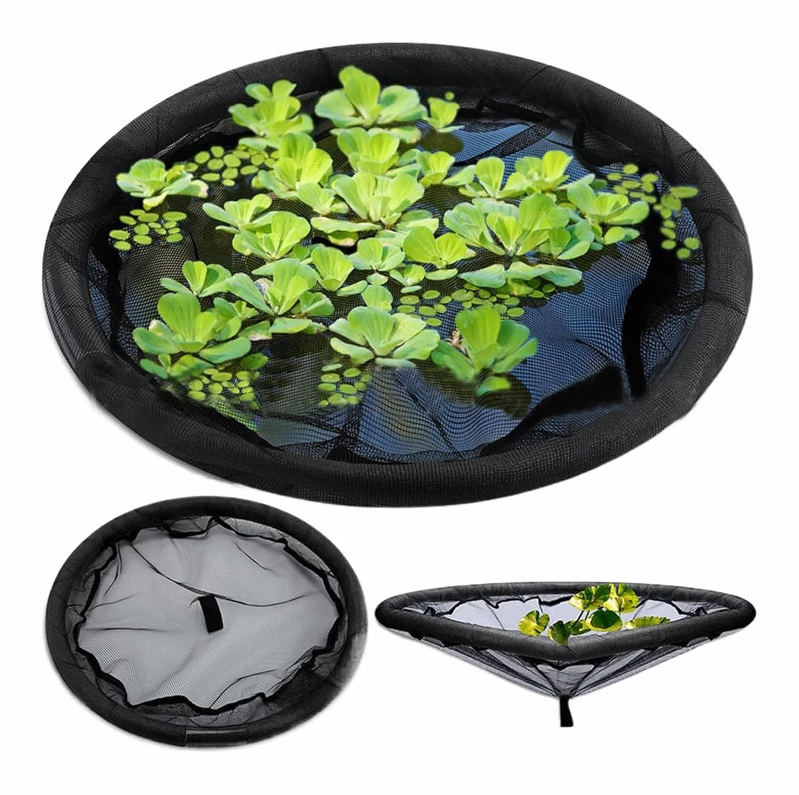 Barrière flottante en forme de flore pour poissons 80 cm protection plantes flottantes étang