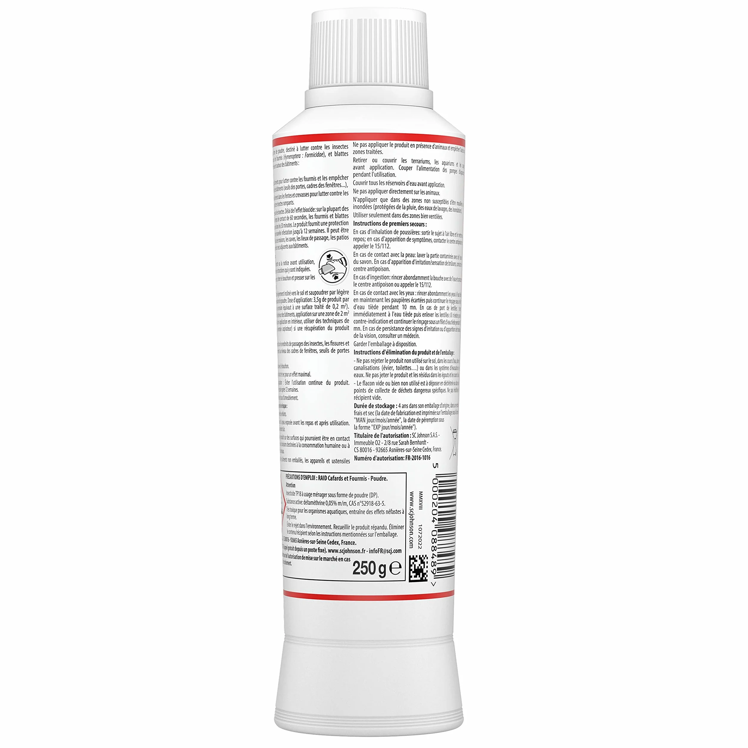 Raid Cafards et Fourmis 250g