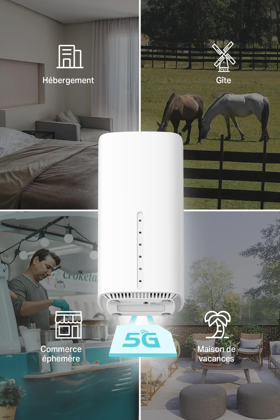 TP-Link Archer NX600 Routeur 5G WiFi 6 AX3600Mbps, 2,5G Port Ethernet, MU-MIMO, Bi-Bande, Déverrouillé