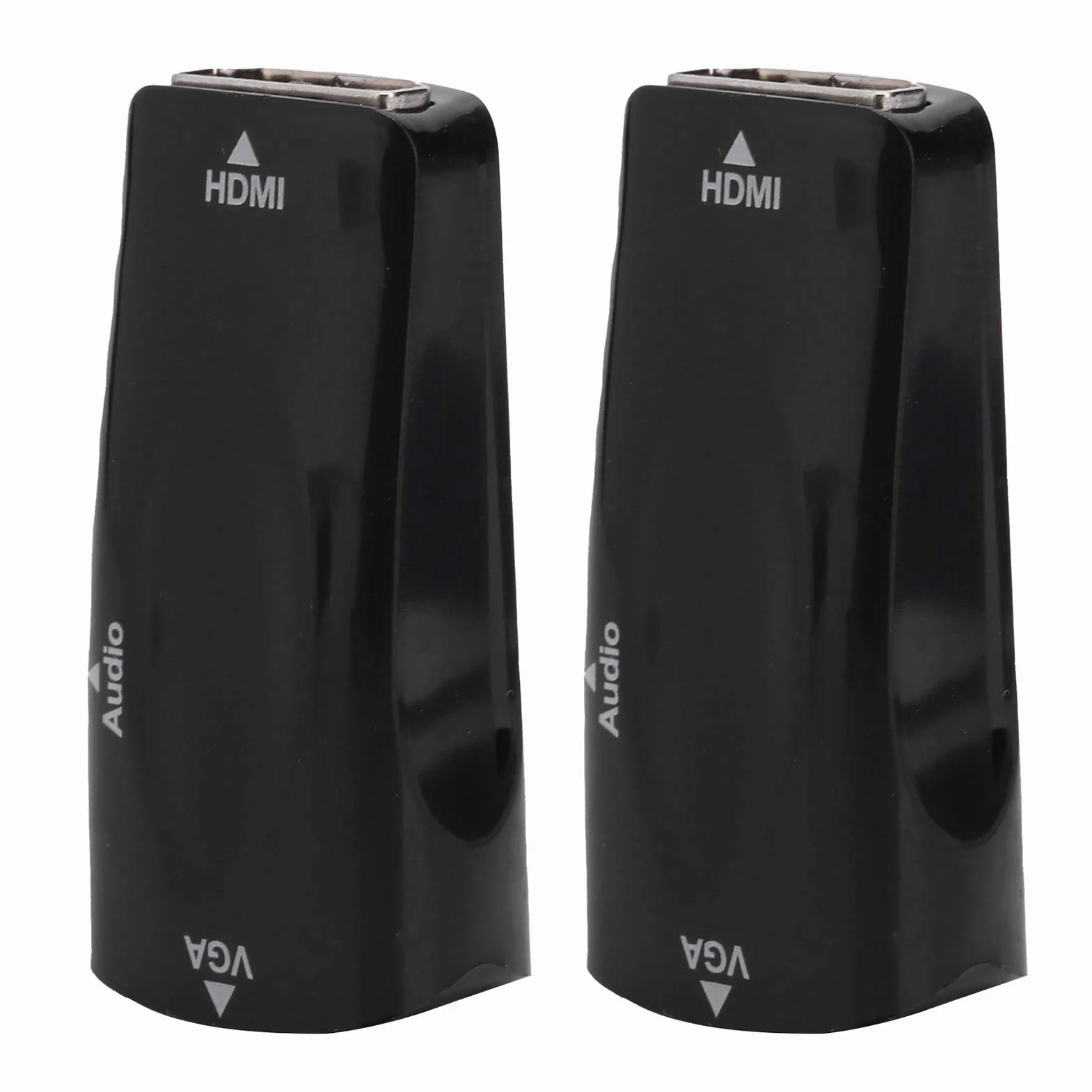 Goshyda Adaptateur HDMI Femelle vers VGA, Convertisseur Vidéo 1080P avec Câble Audio 3,5 mm