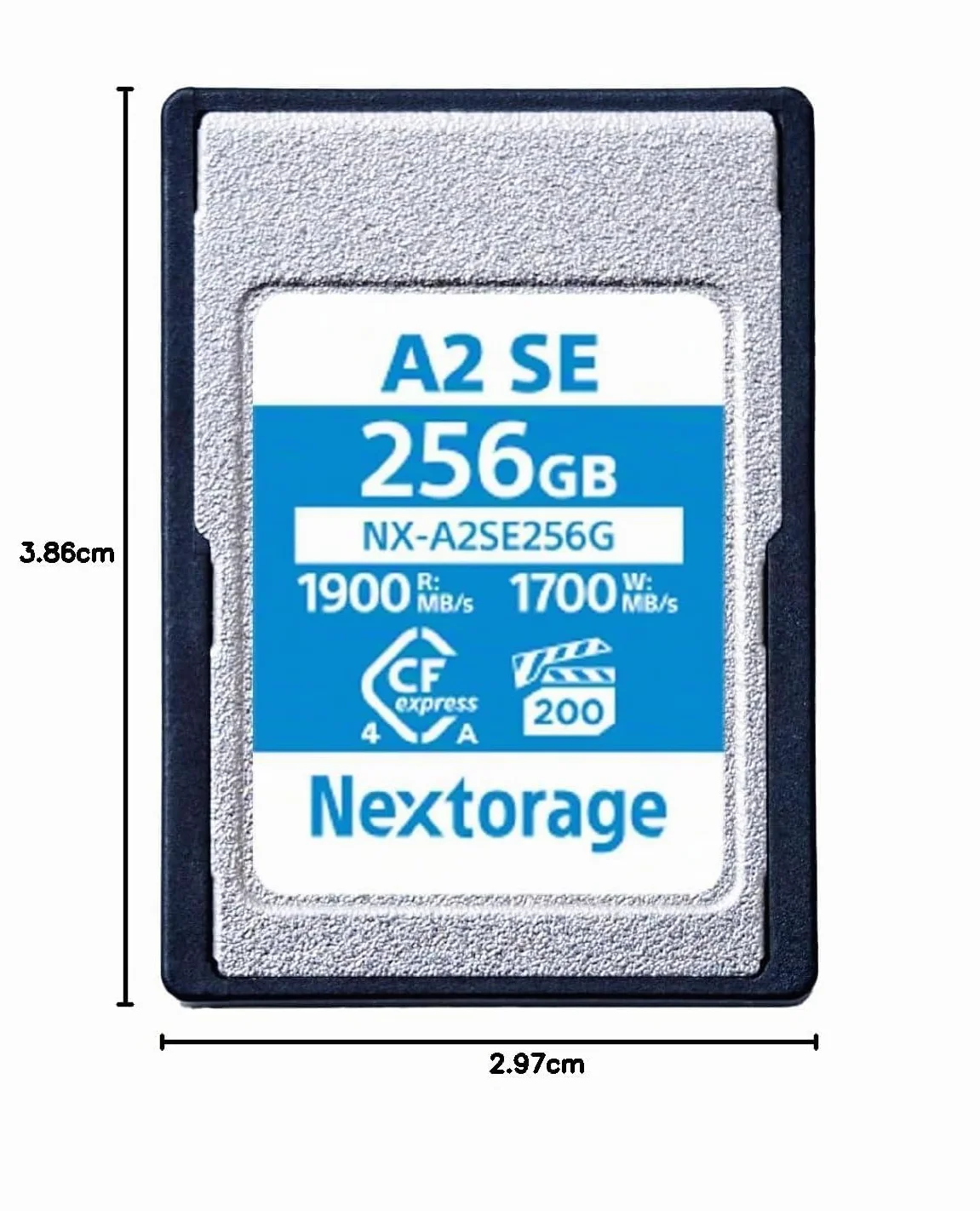 Nextorage CFexpress Type A 256Go Carte mémoire VPG200 Japonaise pour Sony Fujifilm A2SE NX-A2SE256G