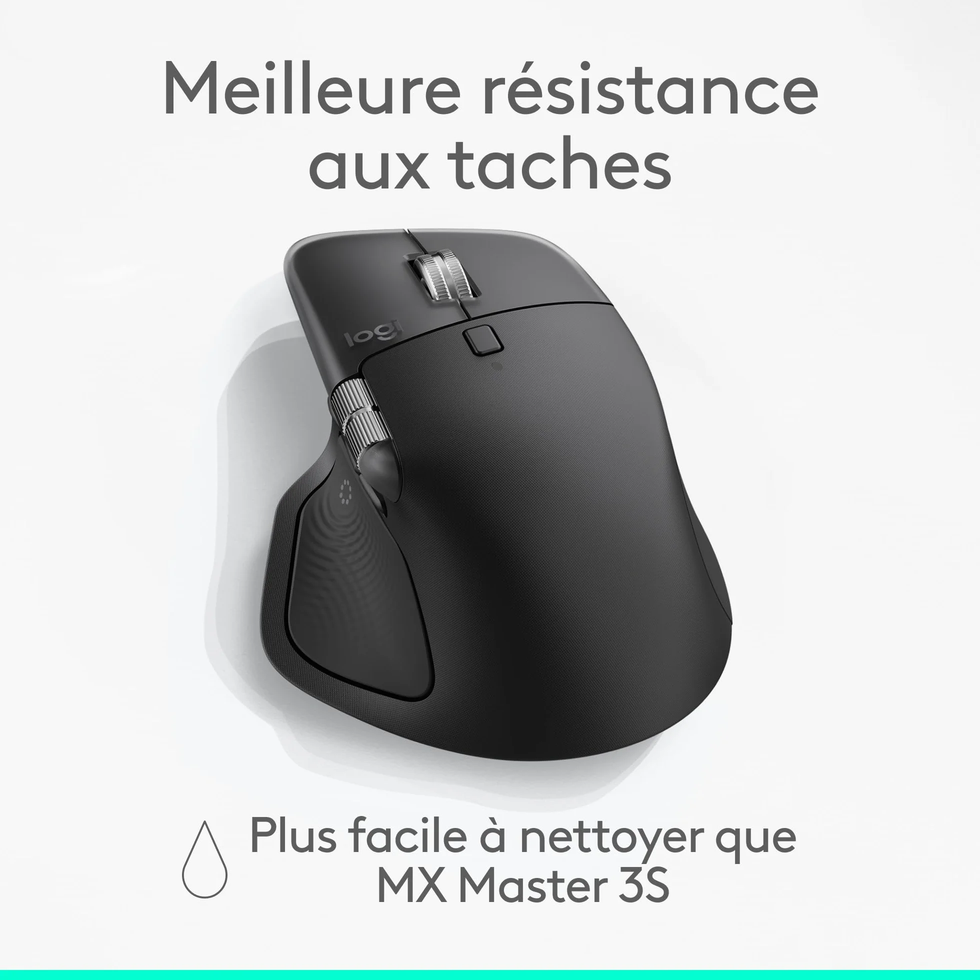 Logitech MX Master 4 Souris sans Fil Ergonomique avec Retour haptique Charge USB-C Bluetooth Graphite