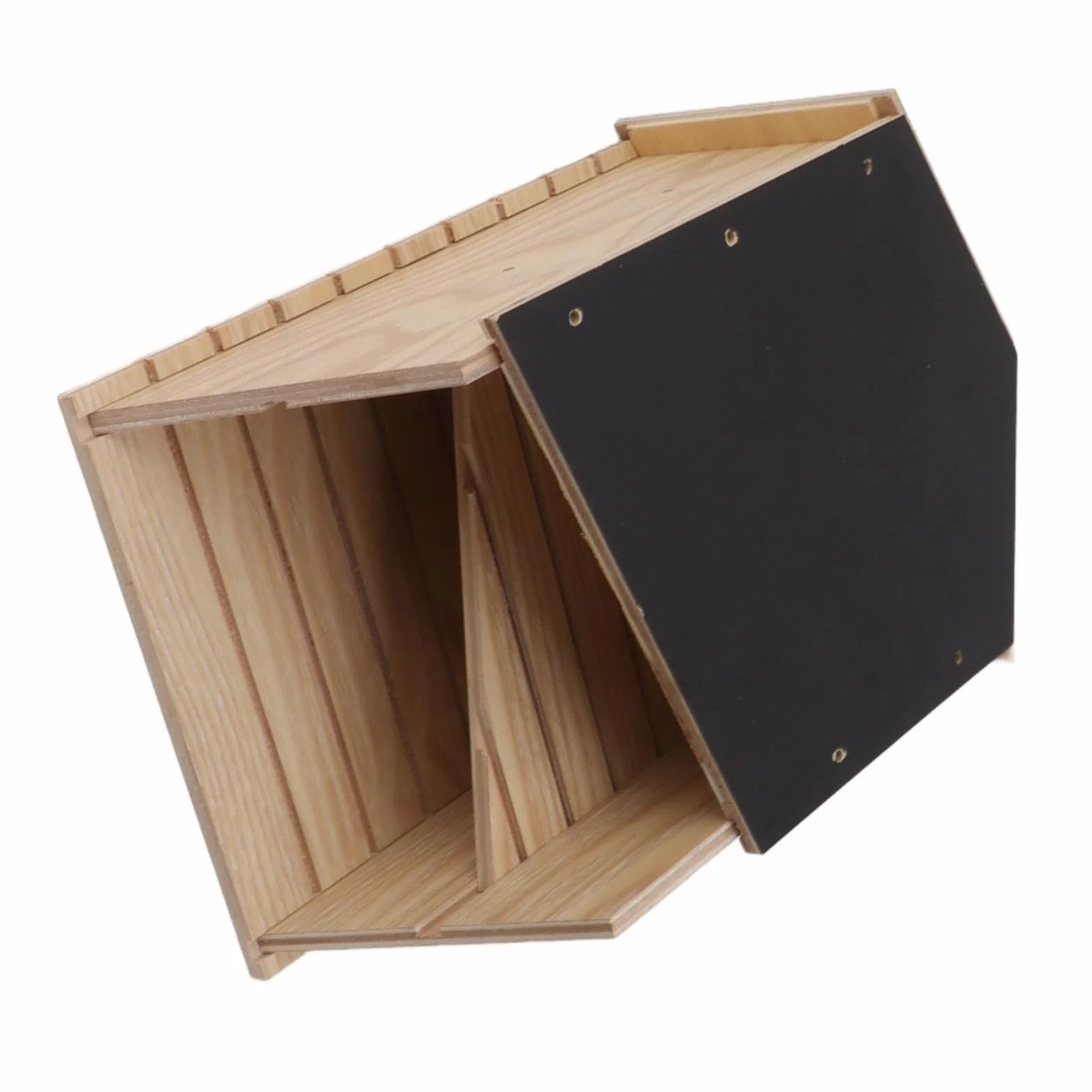 TOPINCN Bat House Double Chambre Résistant aux Intempéries Fabriqué à la Main pour Jardin Extérieur