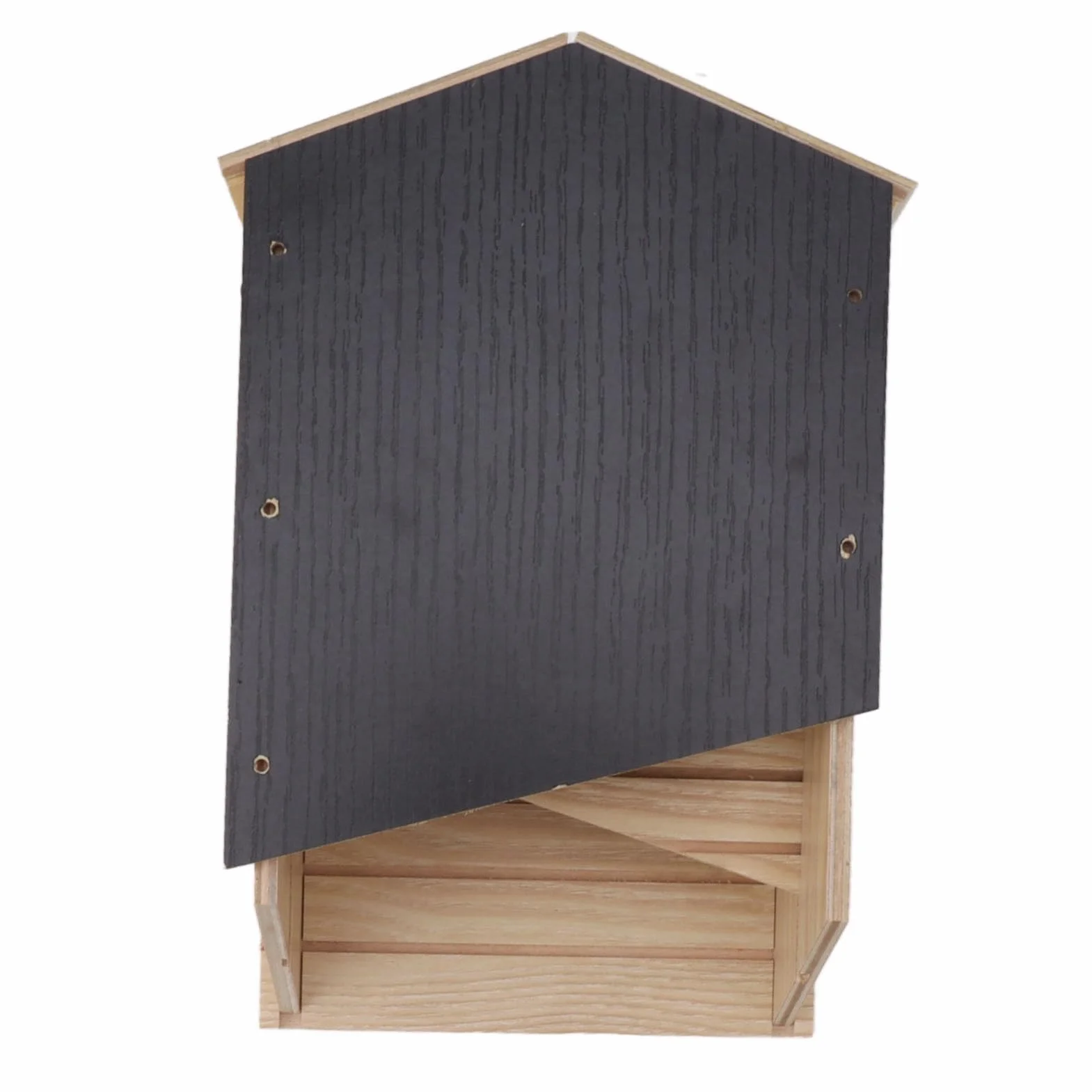 Bewinner Maison de Chauve-Souris Bois Composite Double Chambre Résistant aux Intempéries Étanche Intérieur Extérieur