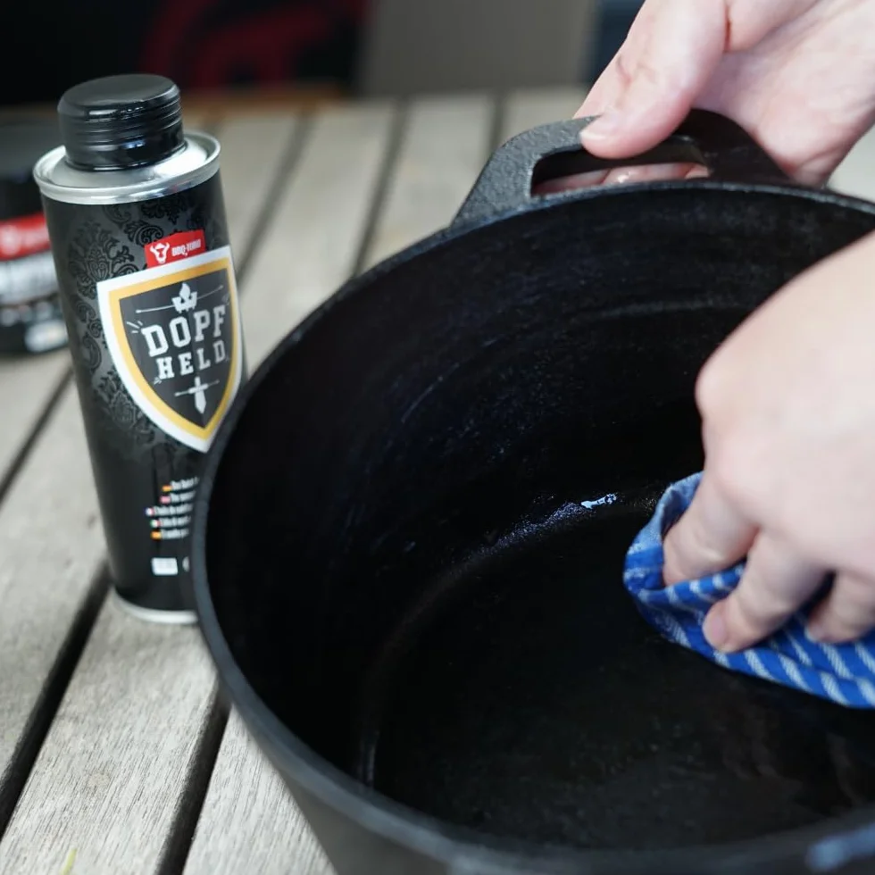 Huile de culottage et d'entretien pour four hollandais 250 ML BBQ-TORO