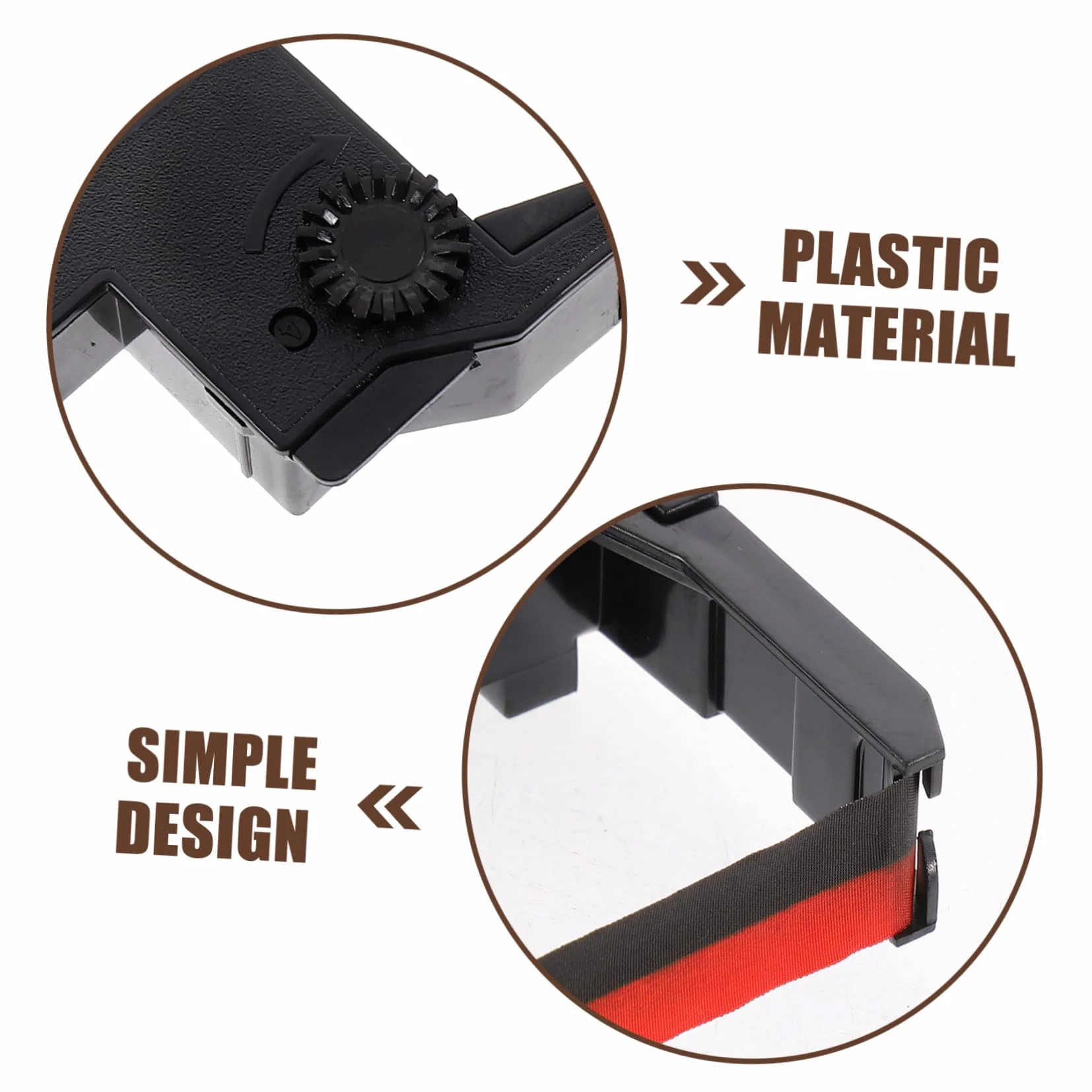 Sewroro Lot de 5 Boîtes à Ruban Erc30/38/34 Noir Rouge Compatible Porte-ruban Imprimante Matricielle Tm-u220 U230 M188b