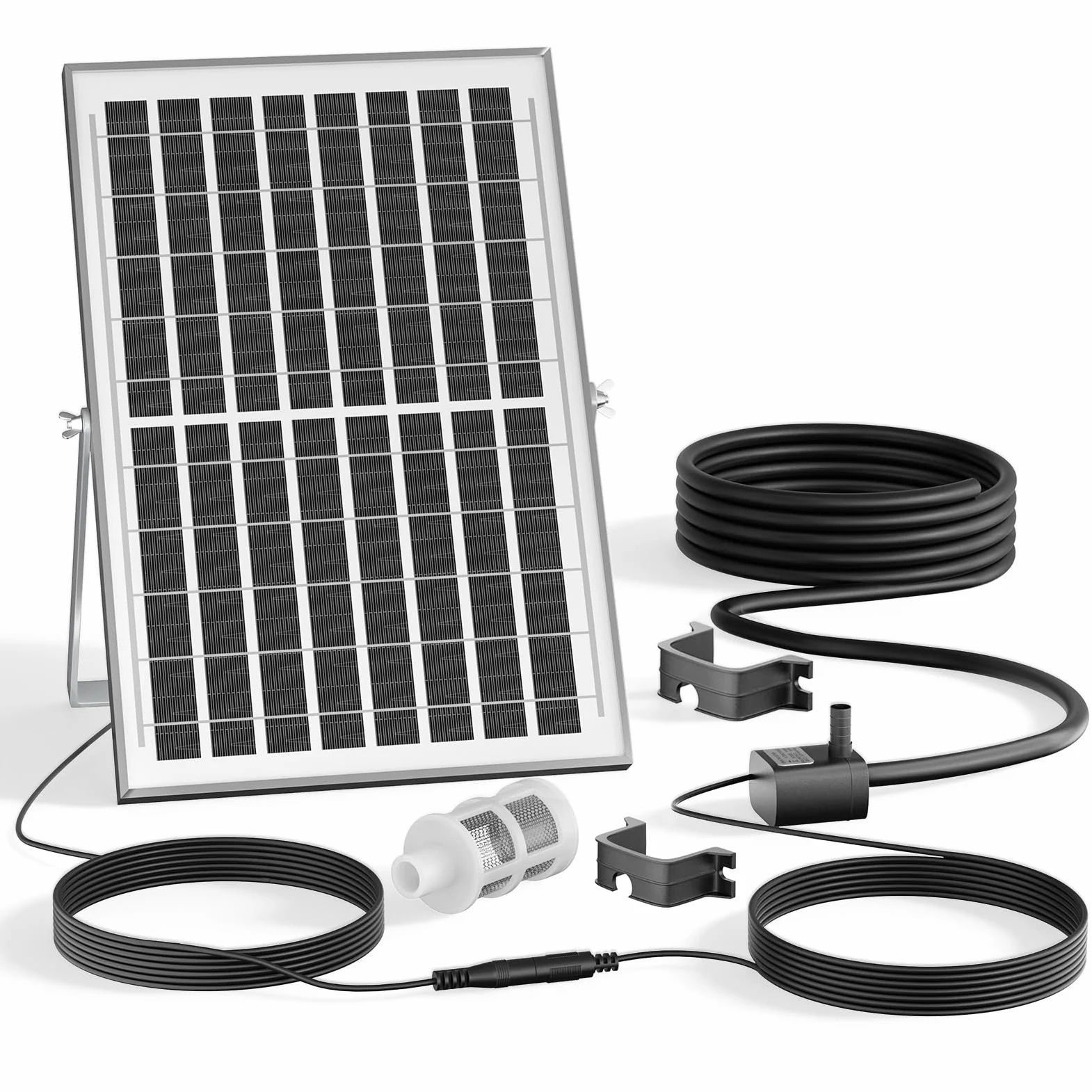 Aérateur de bassin - Pompe à oxygène solaire - 9V10W Pompe à air Solaire pour Aquarium - pour la Circulation de l'eau dans Le Jardin, pêche, hydroponique