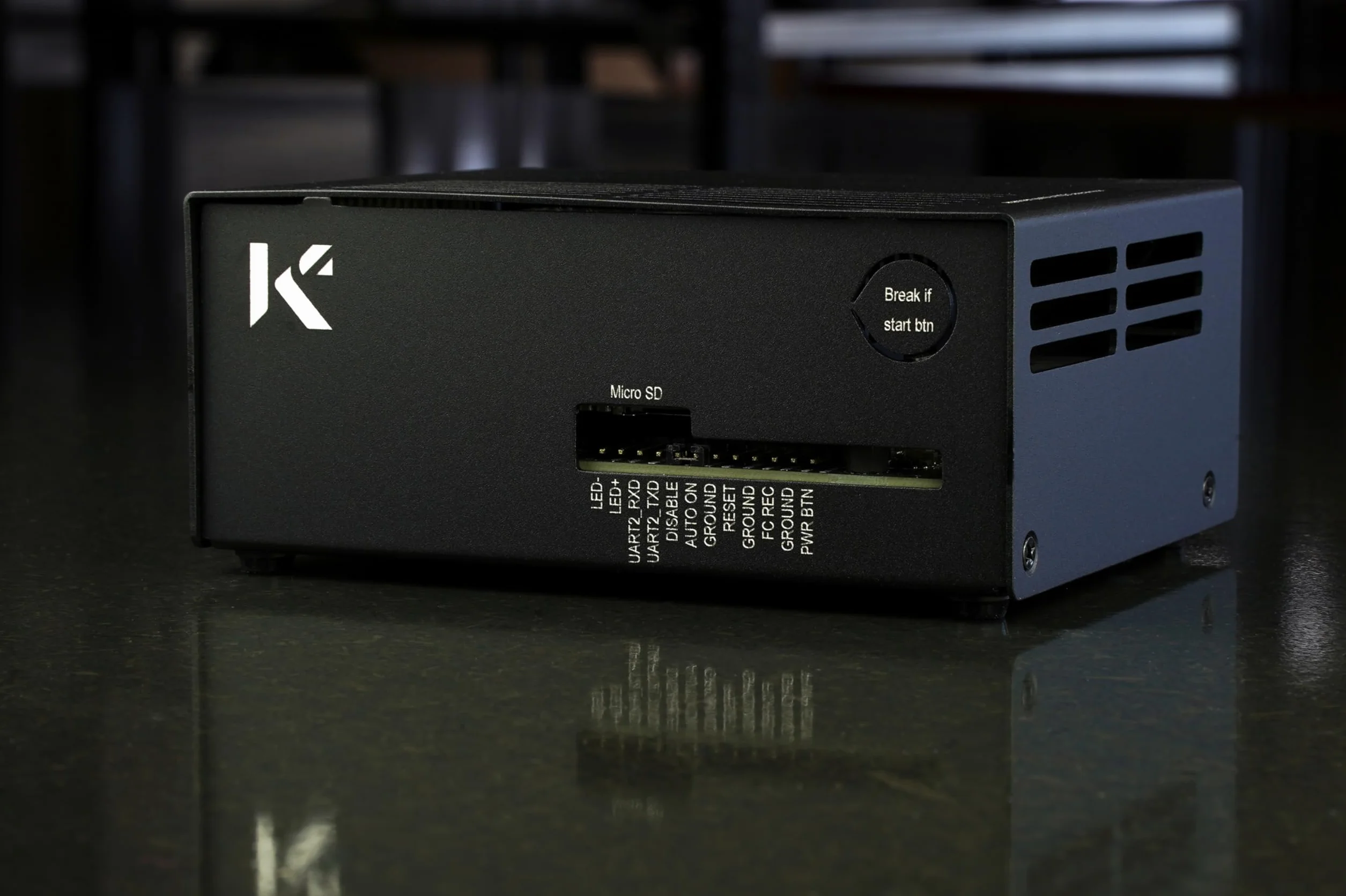 KKSB Jetson Orin Nano Super Developer Kit Case - Boîtier aluminium ventilation support VESA