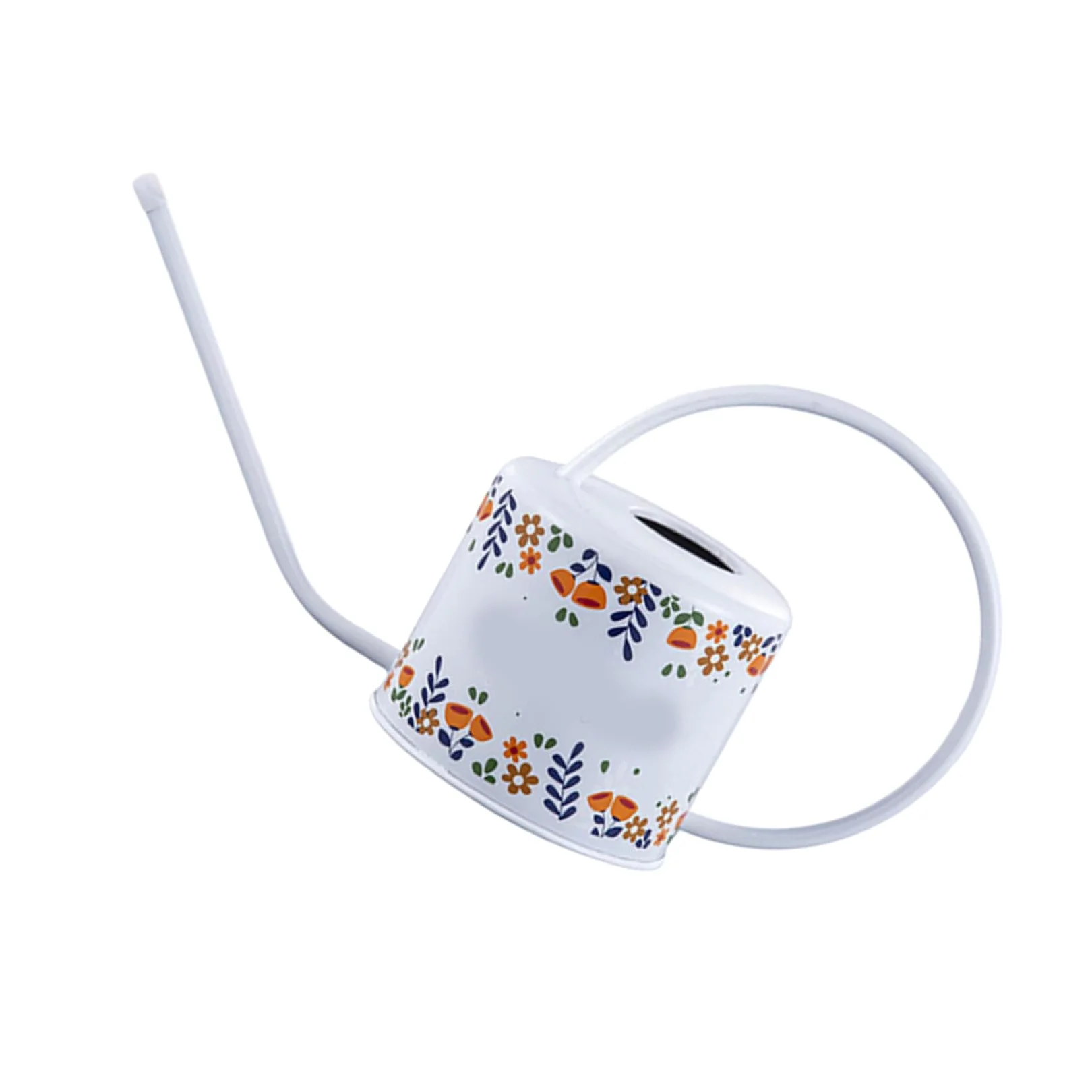 Toyvian Arrosoir Vintage Acier Inoxydable avec Long Bec Outil de Jardinage pour Arrosage des Plantes et Fleurs Capacité et Prise Ergonomique