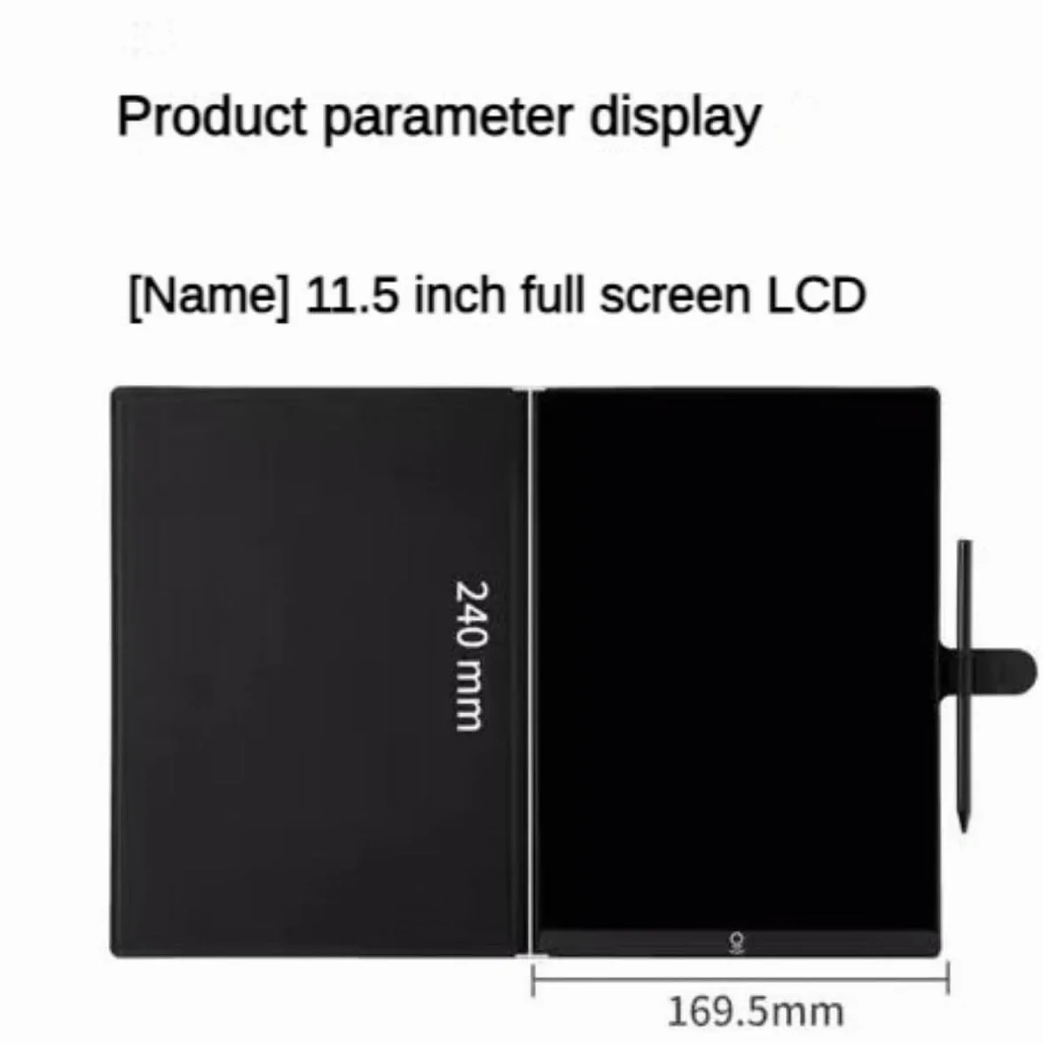 EMEBAY Tablette d'écriture LCD 11,5" Ultra Mince 3.2 mm Bloc-Notes numérique effaçable