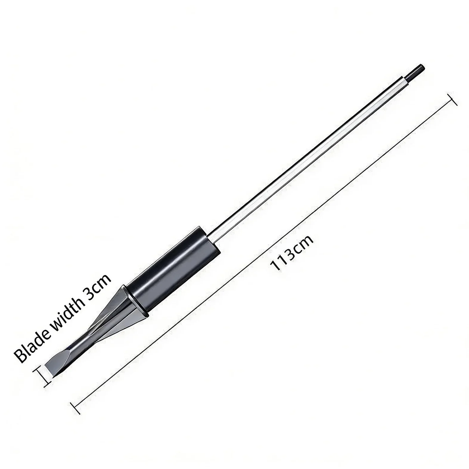 Outil de fendage de bois robuste pour cheminée et feu de camp, fendeuse de bûches portable avec poignée antidérapante, fendeuse manuelle à inertie pour une utilisation en extérieur