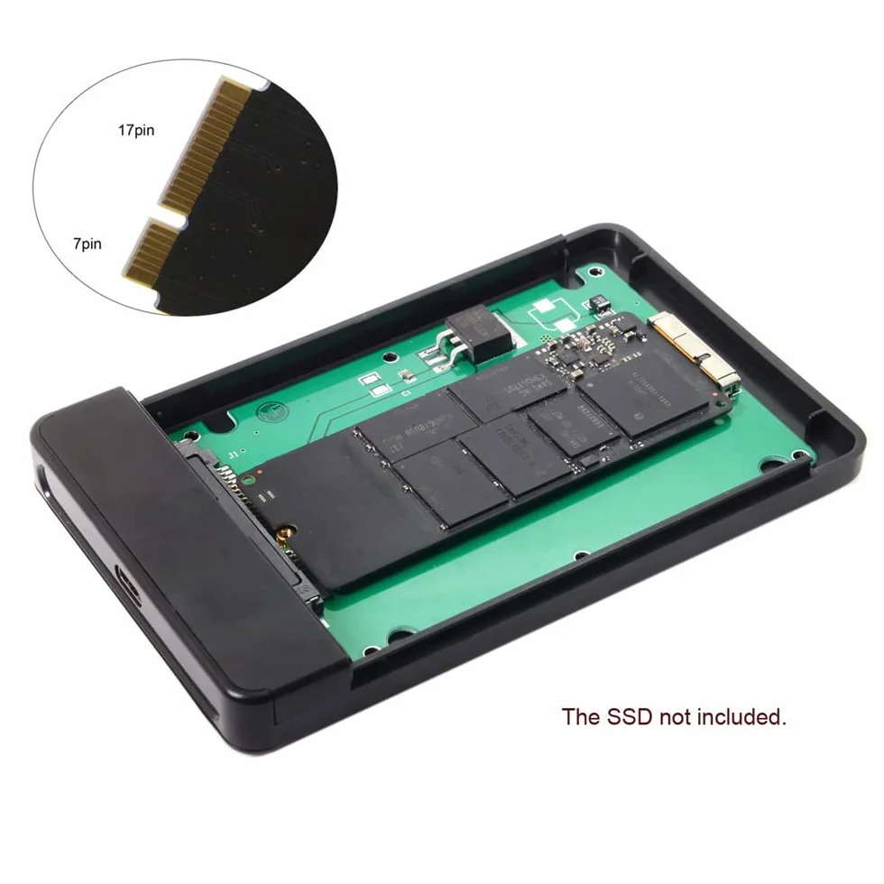 USB 3.0 do MacBook Pro Retina A1425 A1398 SSD 17+7Pin Obudowa