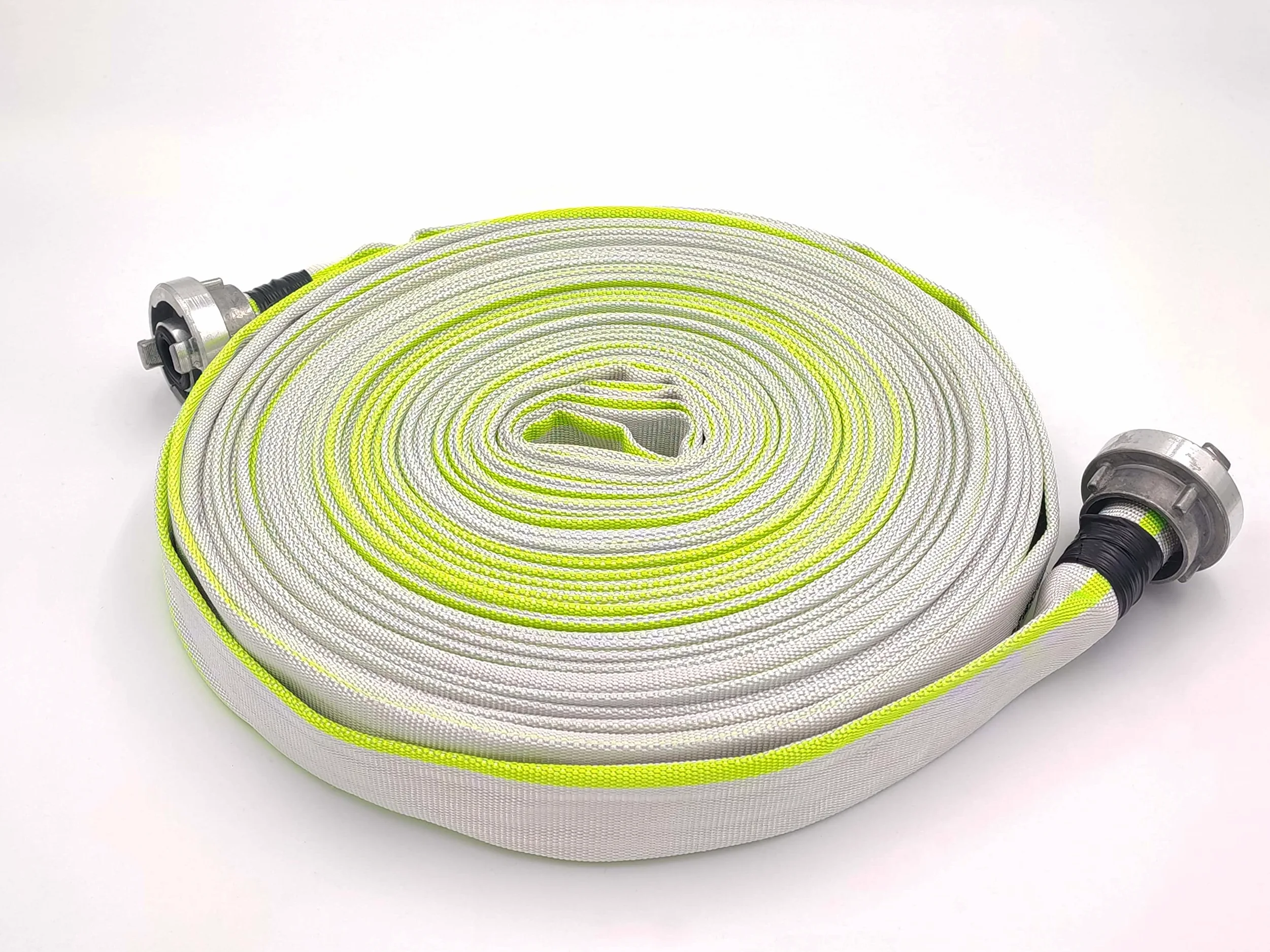 25 mm Ø - 1 pouce | D-25-30 mètres tuyau industriel, de pompiers, de construction, plat-, Tuyau avec raccord Storz
