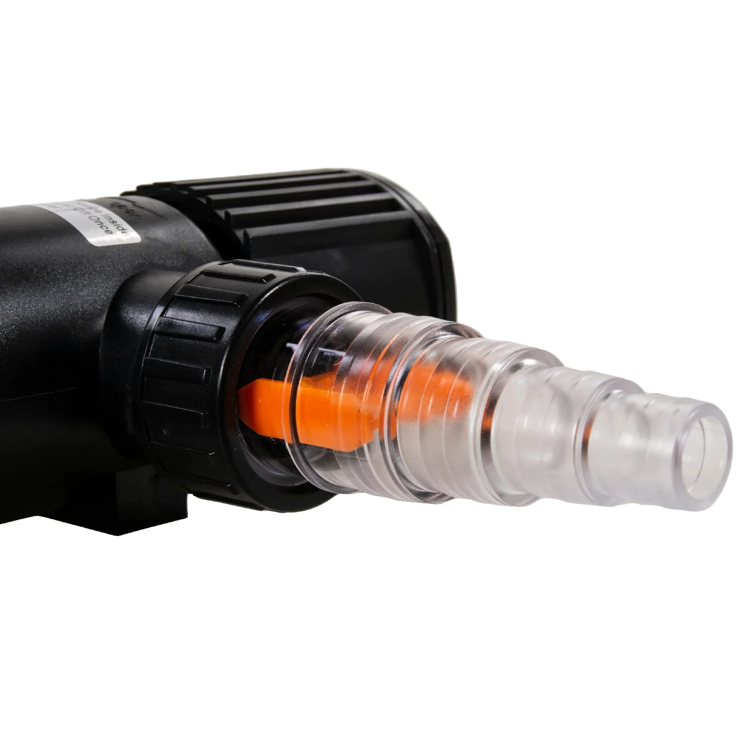Aquaforte Guv-218 Uv-C, max. Teich 20 m³, max. Durchfluss 2,5 m³Stunde, 18 Watt, Gehäuse mit Quick Lock-Anschluss, 3 Schlauchtüllen 20253240 mm Und Uv-Schauglas, Helix-Form Innenraum