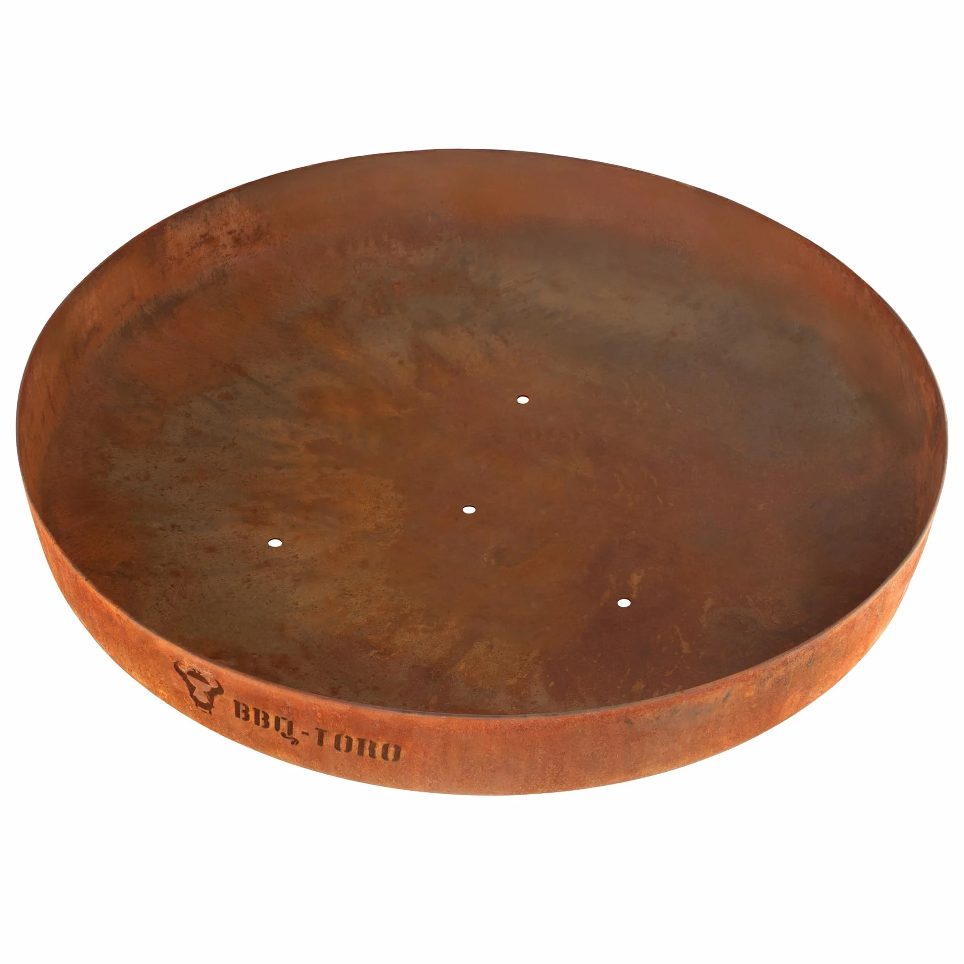 BBQ-Toro Brasero Ø 80 cm Rouille Foyer d'extérieur avec Pied Panier de Combustion Jardin