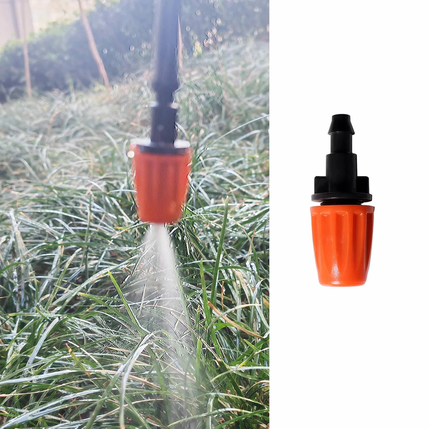 VooGenzek 20 Pièces Émetteurs de Micropulvérisation Réglables pour Tube 4/7 mm, Buses de Brumisation Jardin