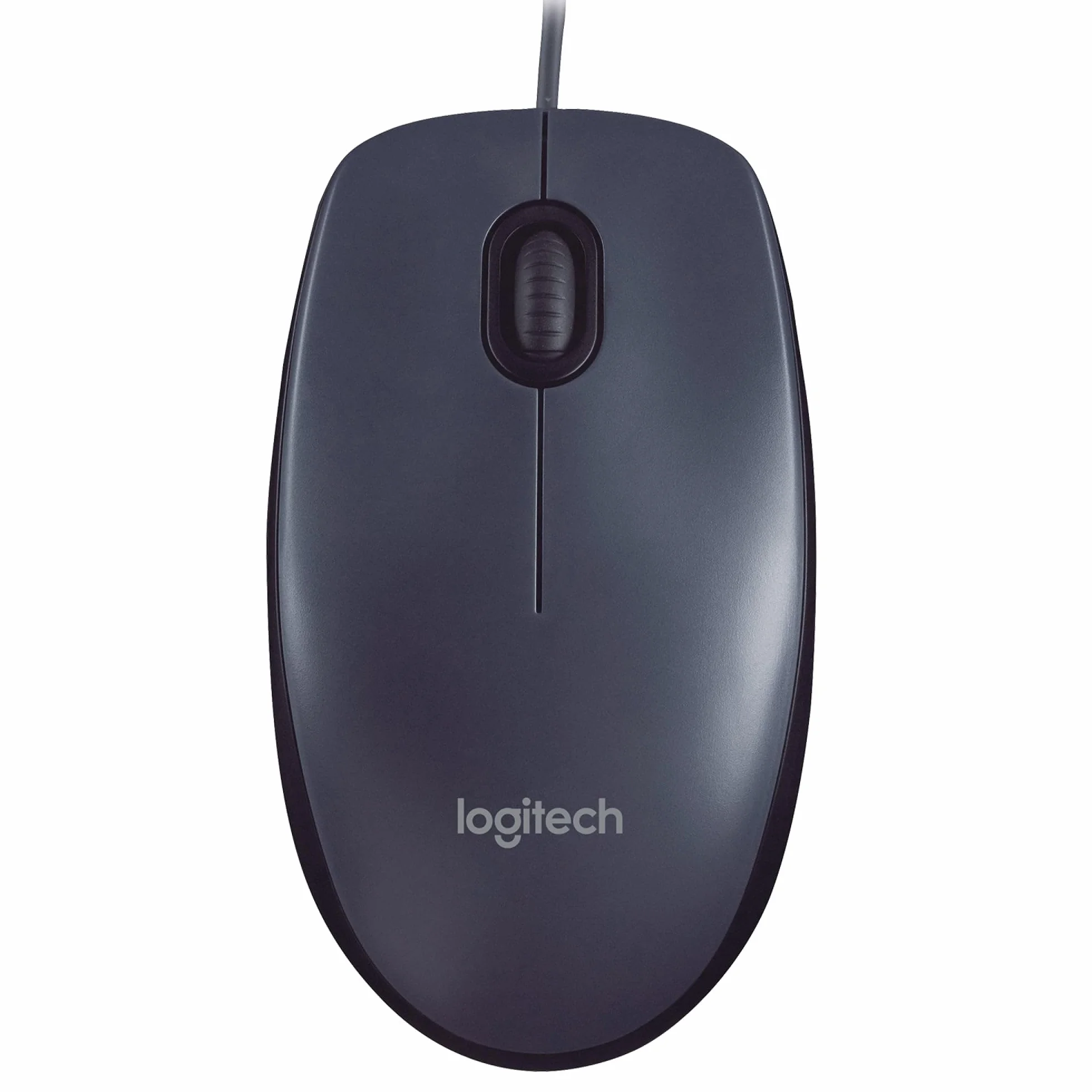 Logitech M90 Souris Filaire USB, Suivi Optique 1000 PPP, Ambidextre, Noir