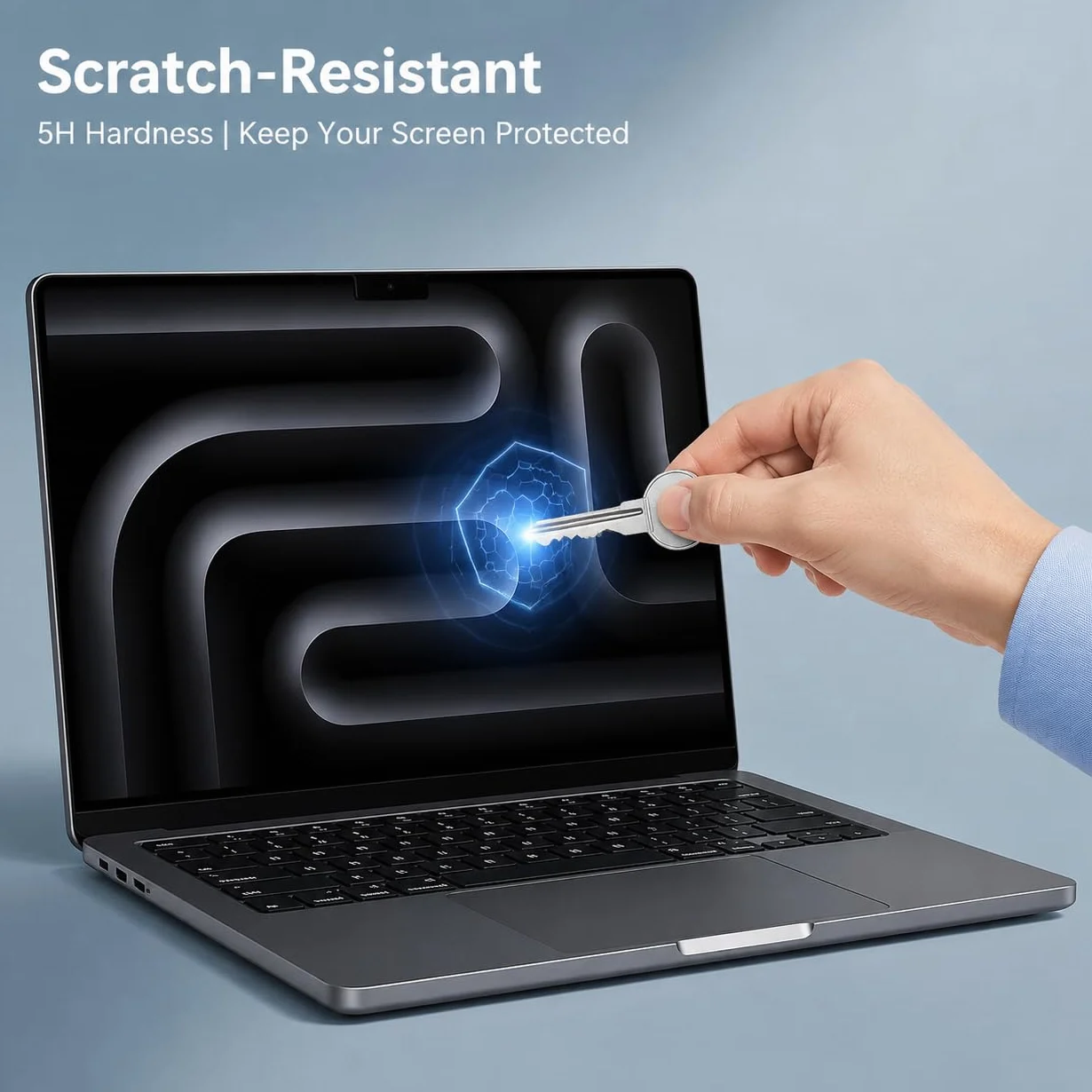 Lot de 2 films de protection d'écran mats anti-reflet pour MacBook Pro 14" M3/M3 Pro/M3 Max dureté 5H