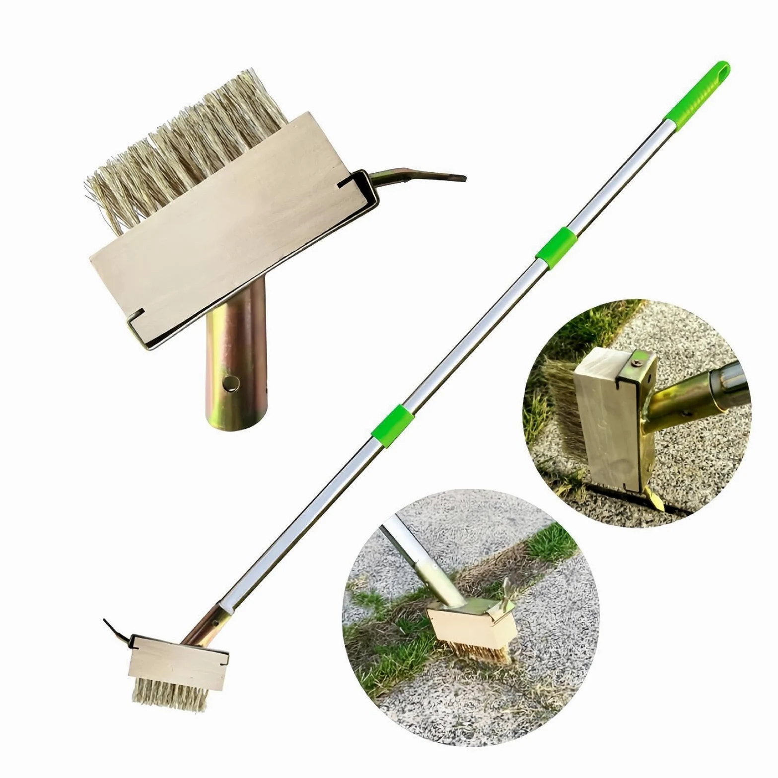 Extracteur d' , outil de nettoyage de joints haute performance, mousse et | Grattoir à herbe, outil de désherbage de jardin pour terrasse, patio, trottoir, allée, nettoyage de pavés en béton, long