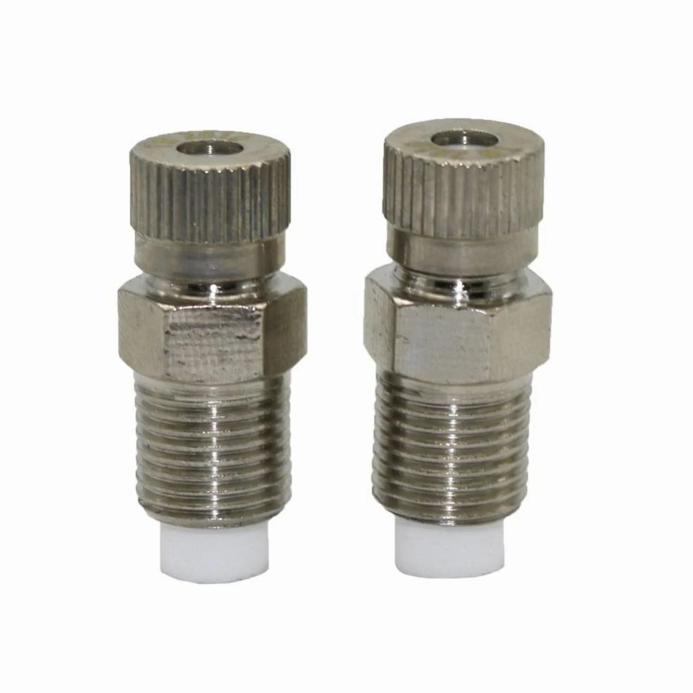 Lot de 2 buses de brumisation d'irrigation, haute pression de 0,10,6 mm, arroseur anti-goutte en cuivre pour système d'arrosage efficace du jardin