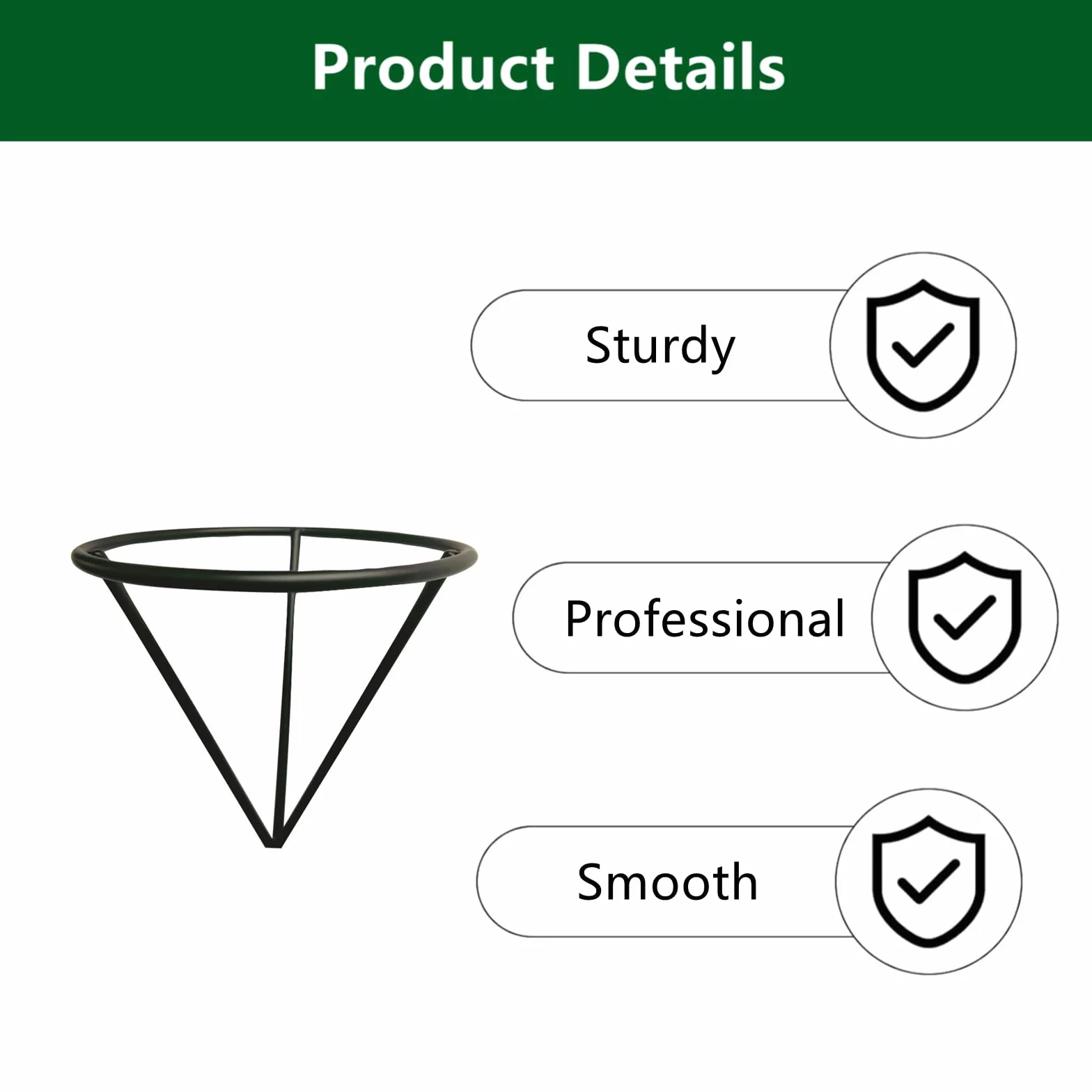 Lot de 4 Kits de Culture d'Avocat Professionnels - Supports de Graines Triangulaires en Métal