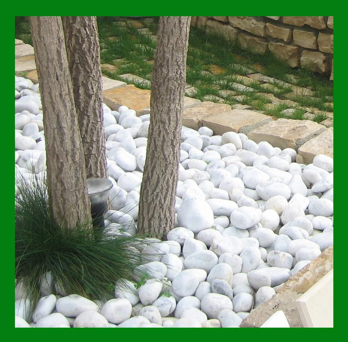 Seat Flor srl® Lot 25 kg Pierre Blanche Jardin Diamètre 40-60 cm