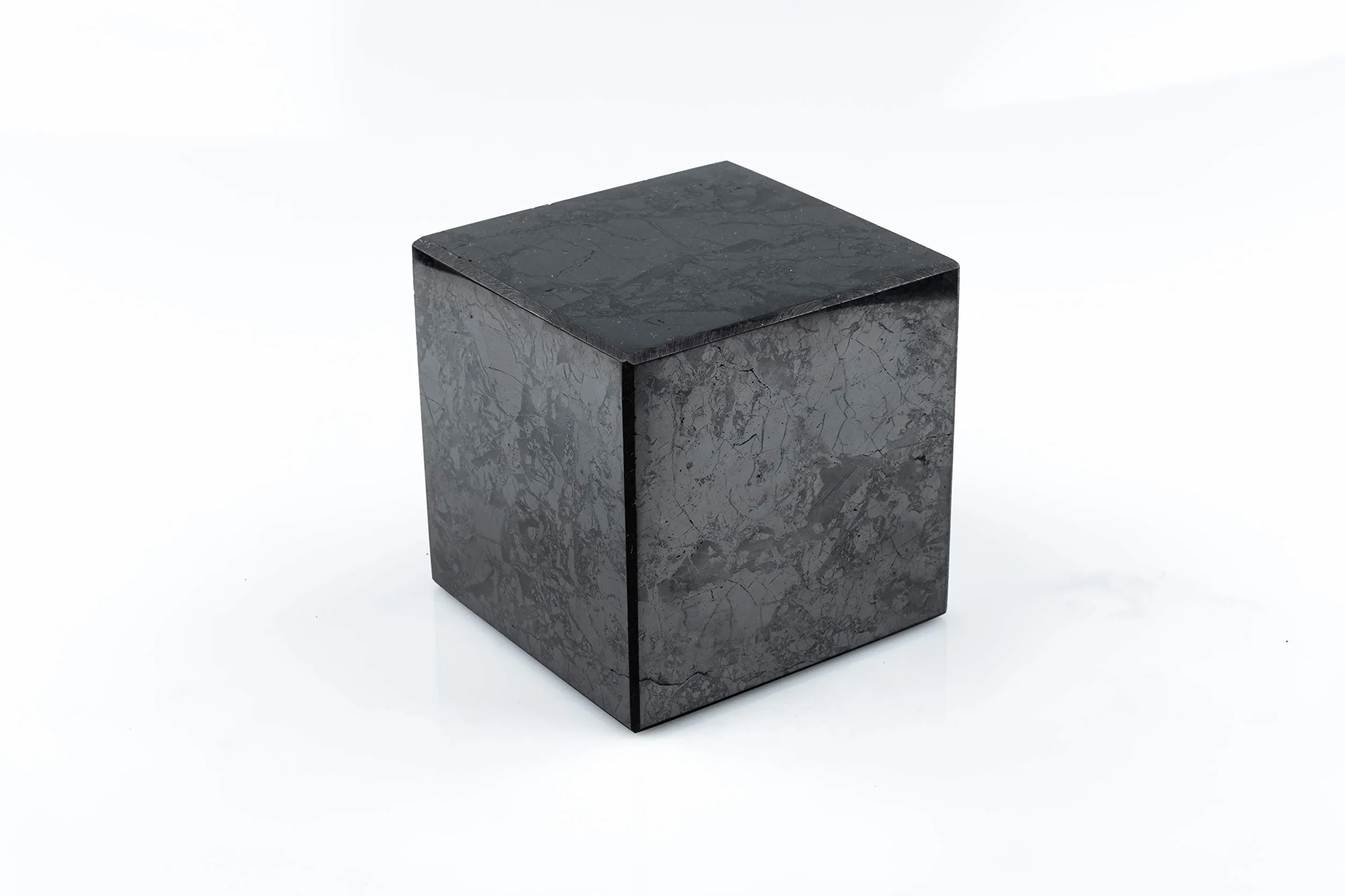 Cube en Pierre de Shungite Polie 10 cm | Pierre de Carélie