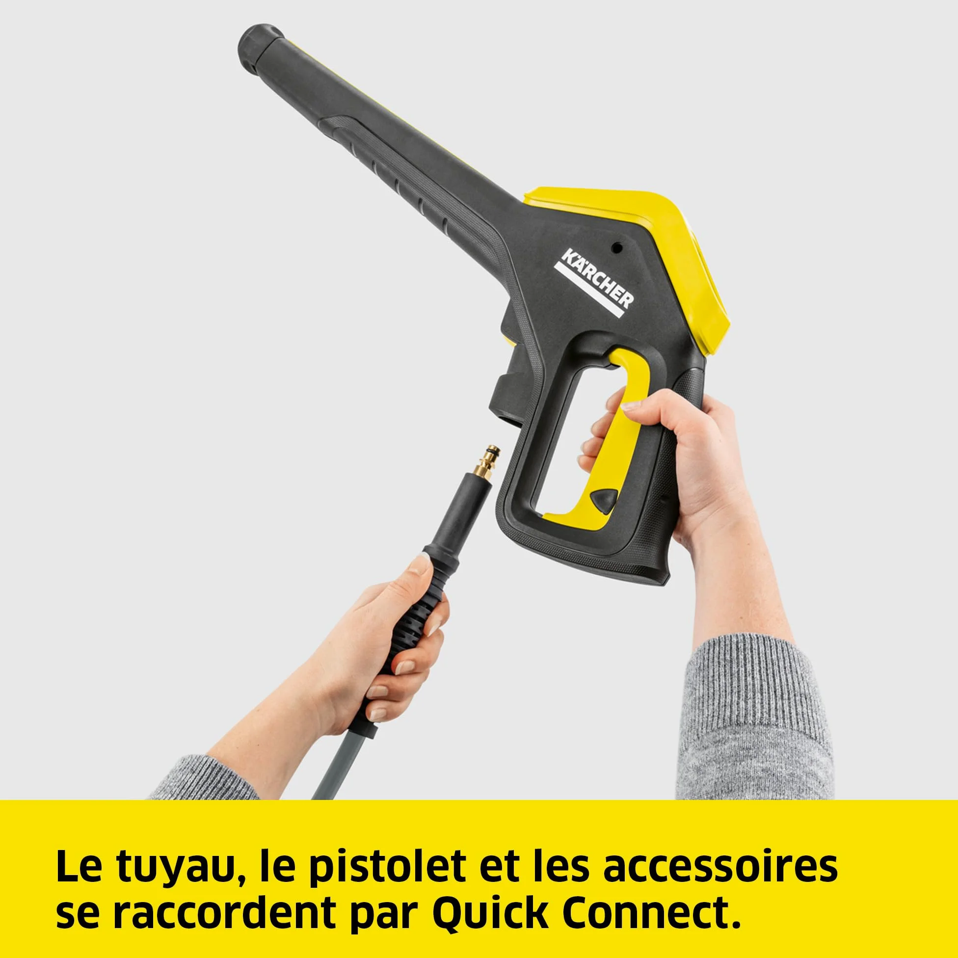 Kärcher Nettoyeur Haute Pression K 4 Power Control Flex Home, Pression : max. 130 bar, Débit : 420 l/h, Surface : 30 m²/h, Poids : 11,5 kg, Pistolet Haute Pression, Rotabuse, Lance, Home Kit