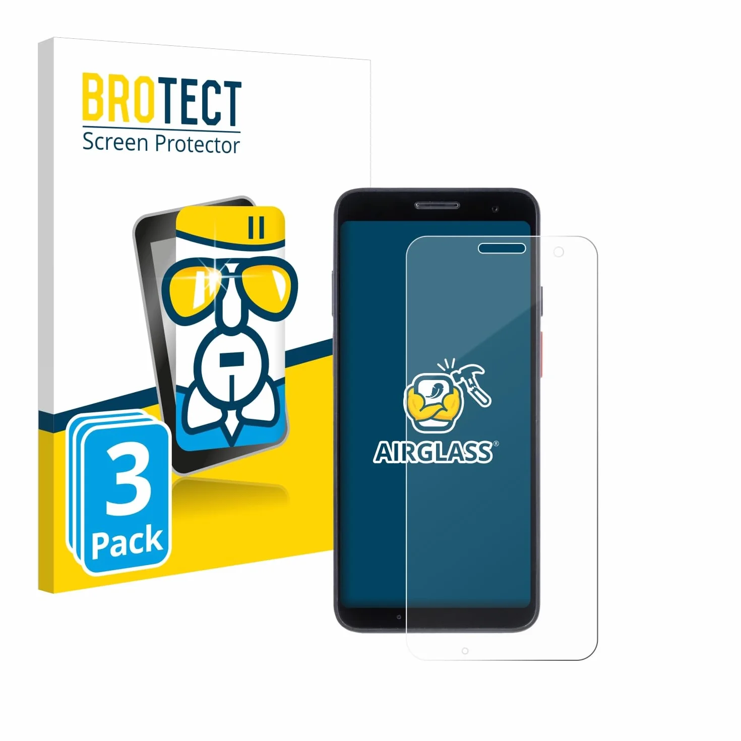 Brotect Protection Écran Verre pour Honeywell CT37 (3 Pièces) Film Protecteur Vitre 9H