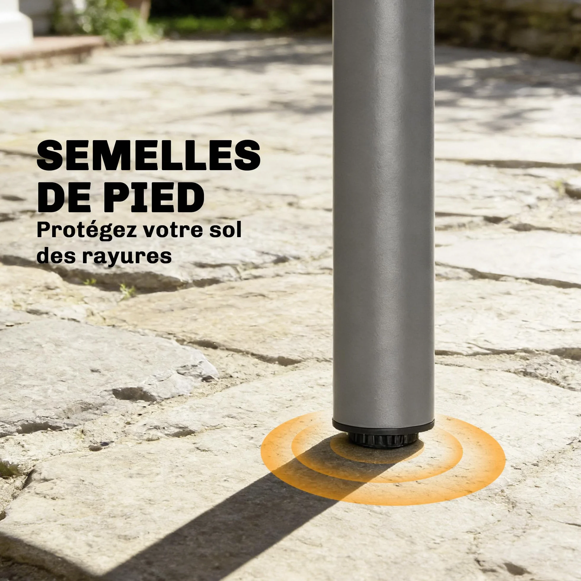 Outsunny Table de Jardin rectangulaire 165 x 80 cm métal Gris foncé