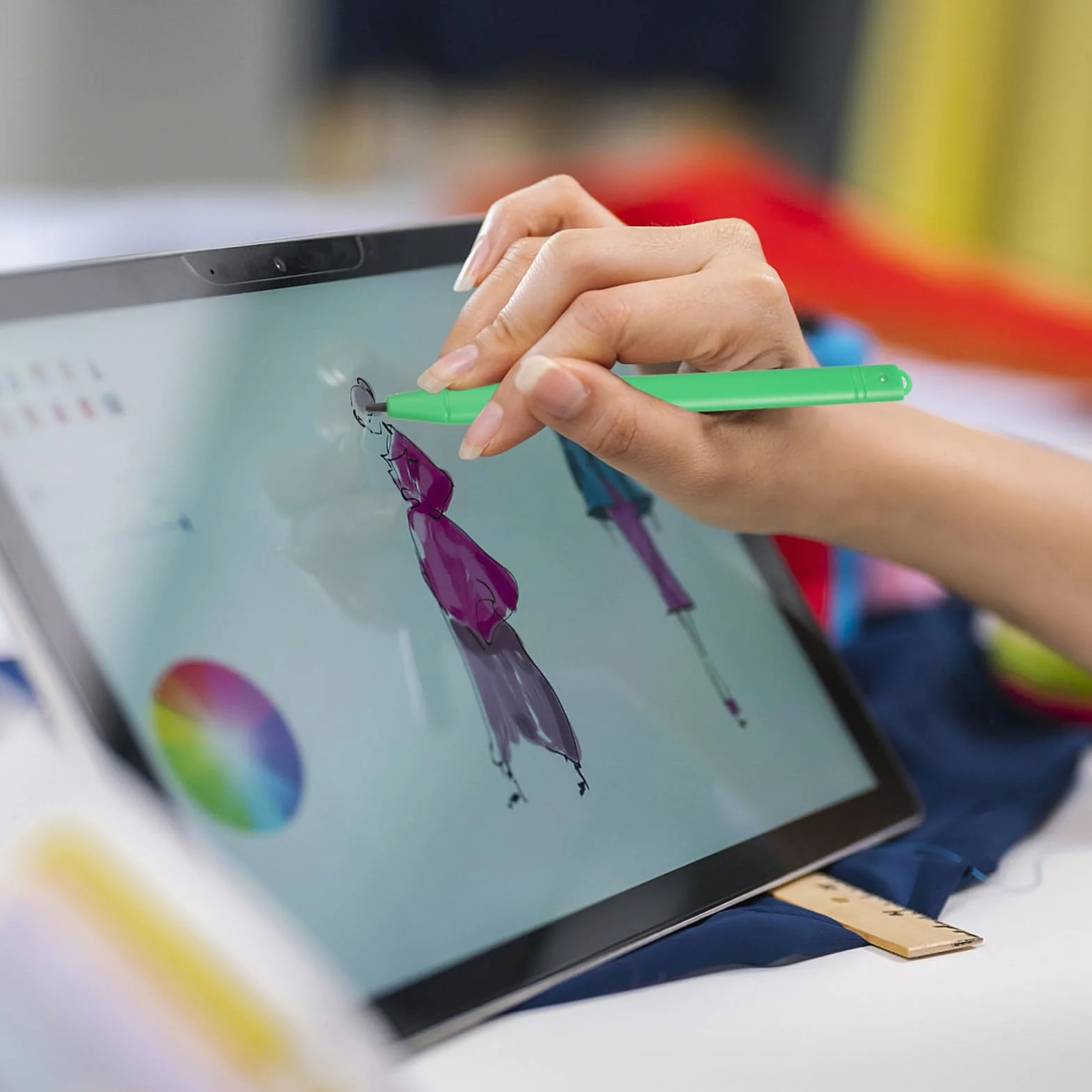 OSALADI Lot De 7 Stylets pour Tablette LCD 12 Pouces Multicolores