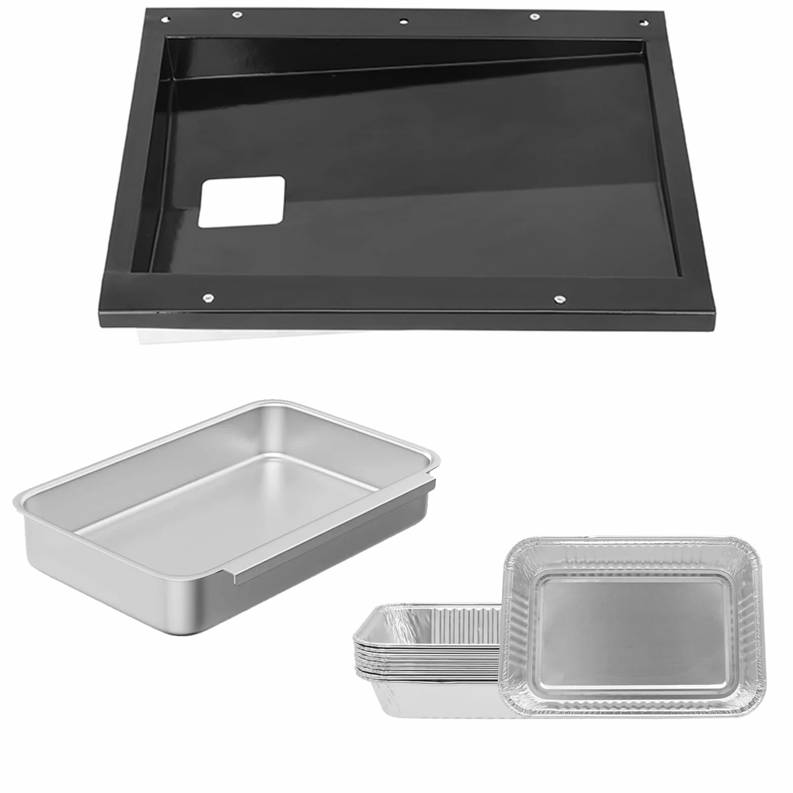 Pièces de rechange Weber Spirit 200 Series E210 E220 grill bac d'évacuation inox 83156 doublure alu 6415