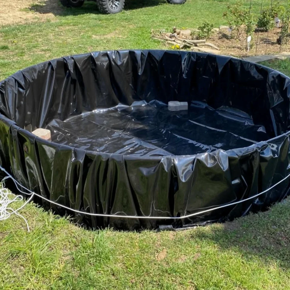HDPE Bâche pour Bassin De Jardin 1.5x4.0m 3.5x8.0m 5.5x10.0m 7.5x8.0m 9x10.0m 12x15.0m Doublure Étanche Revêtement De Bassin pour Extérieur Bassin De Poissons(4x5.0m)