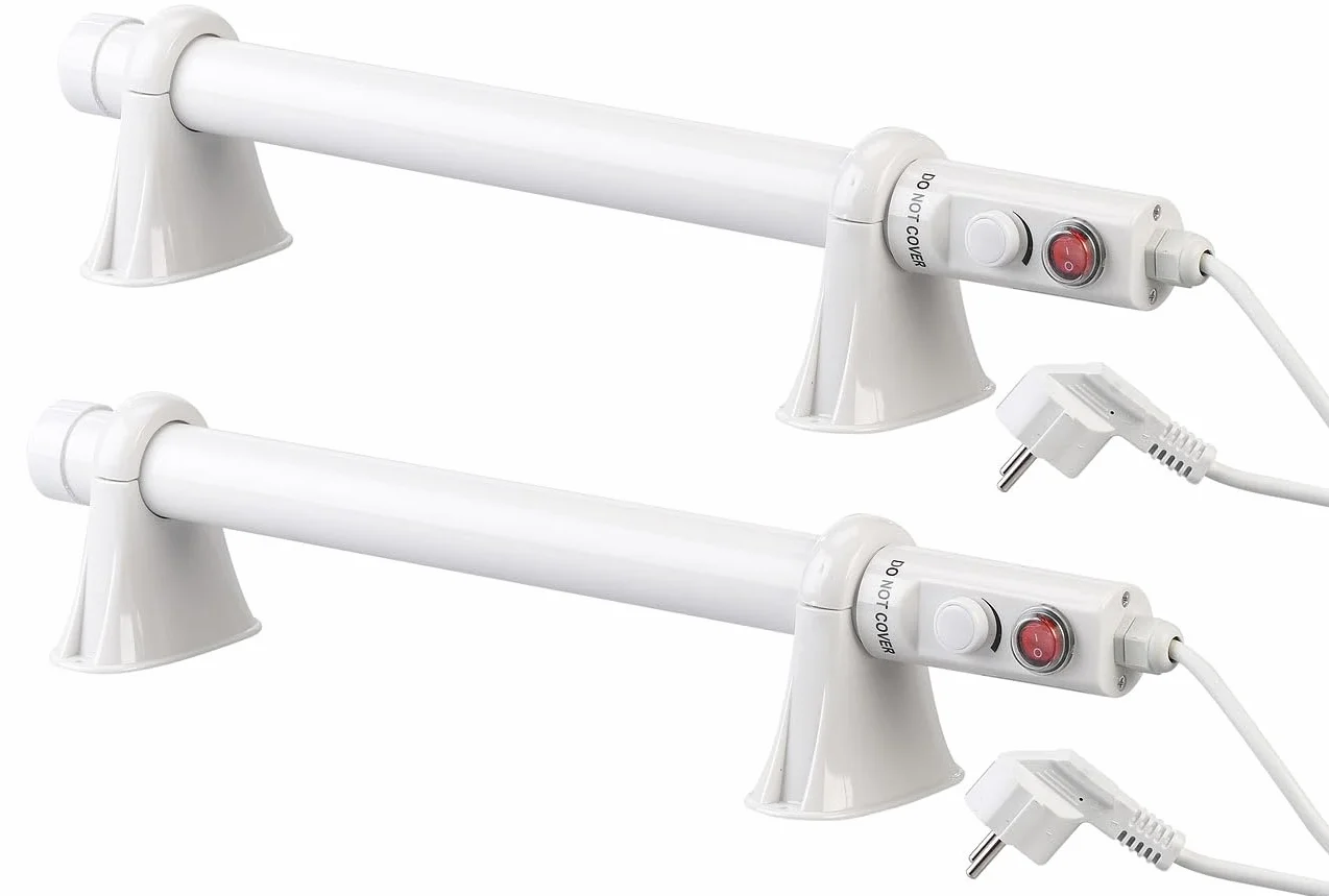Royal Gardineer radiateurs tubulaires électriques 55 W pour serre de jardin