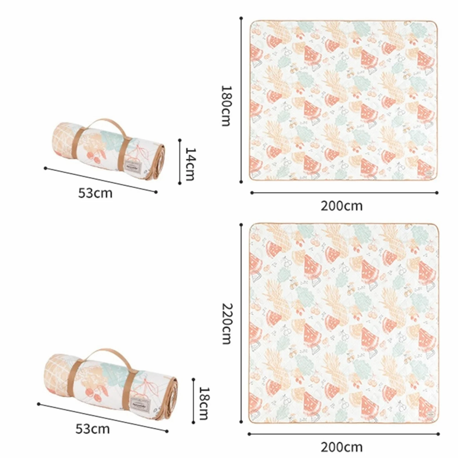 Couverture de Pique-Nique, Tapis de Pique-Nique, imperméable et épais, Grande Taille, avec Toit et intérieur en Moquette spéciale pour Le Camping, la Plage et Le Jardin (Violet - L)