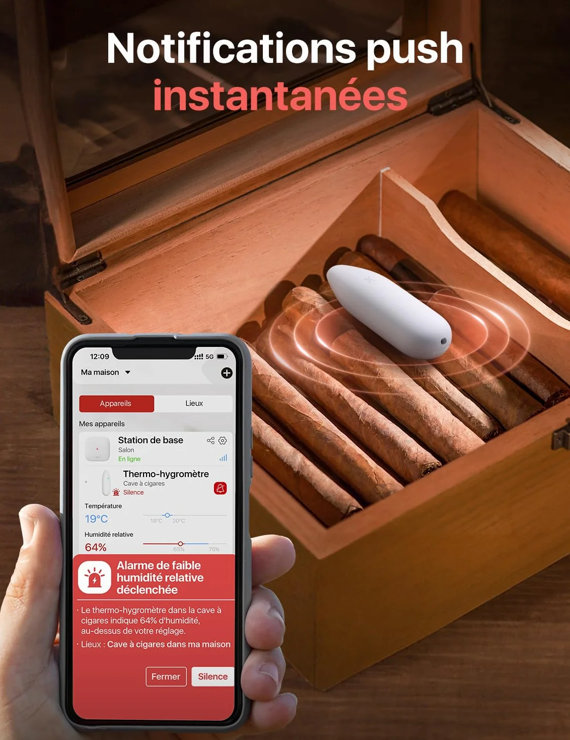 X-Sense Kit Thermomètre Hygromètre Connecté, STH55 | Suivi Précis, Alertes, Export des Données, Portée jusqu’à 500 m et Compatibilité Alexa