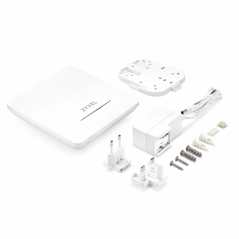 Zyxel NWA50BE Point d'Accès WiFi 7 BE5100 NebulaFlex Double Radio 4 Flux Smart Mesh MLO 2.5GbE